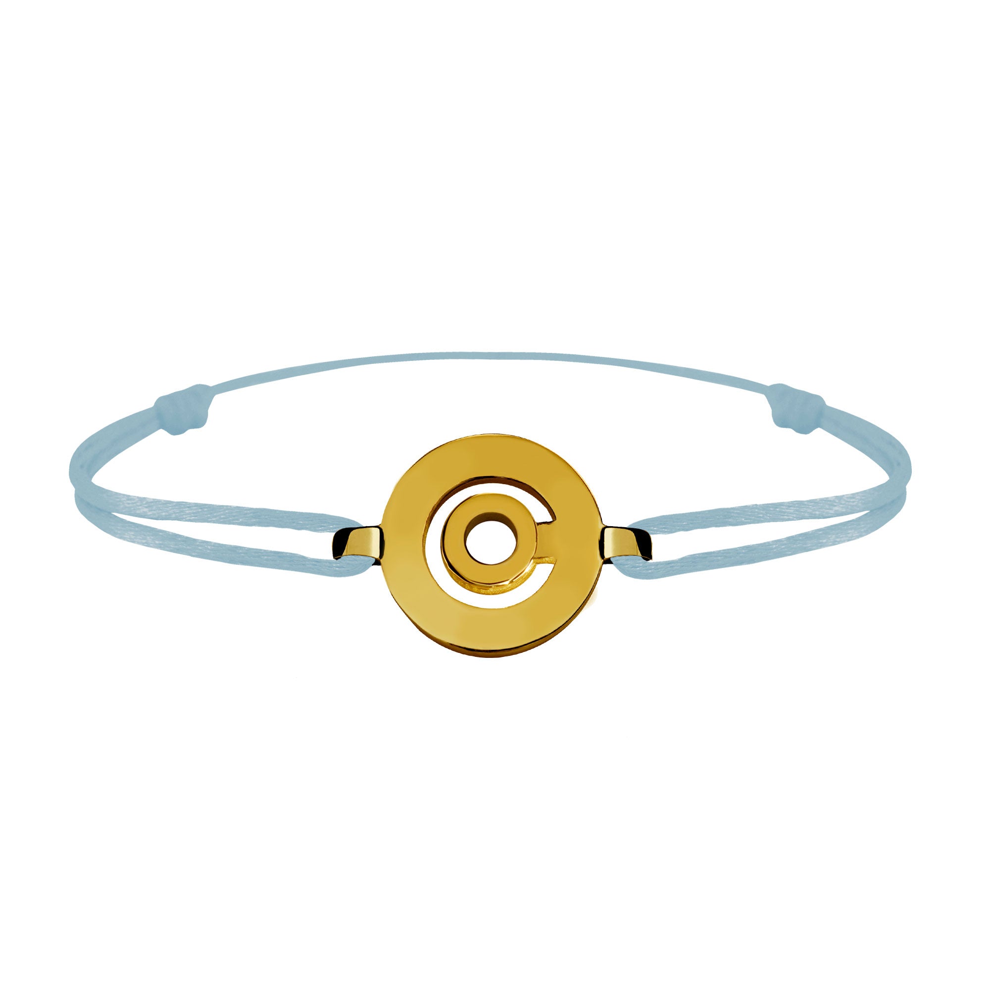 Bracelet Tournaire signe labyrinth round gold