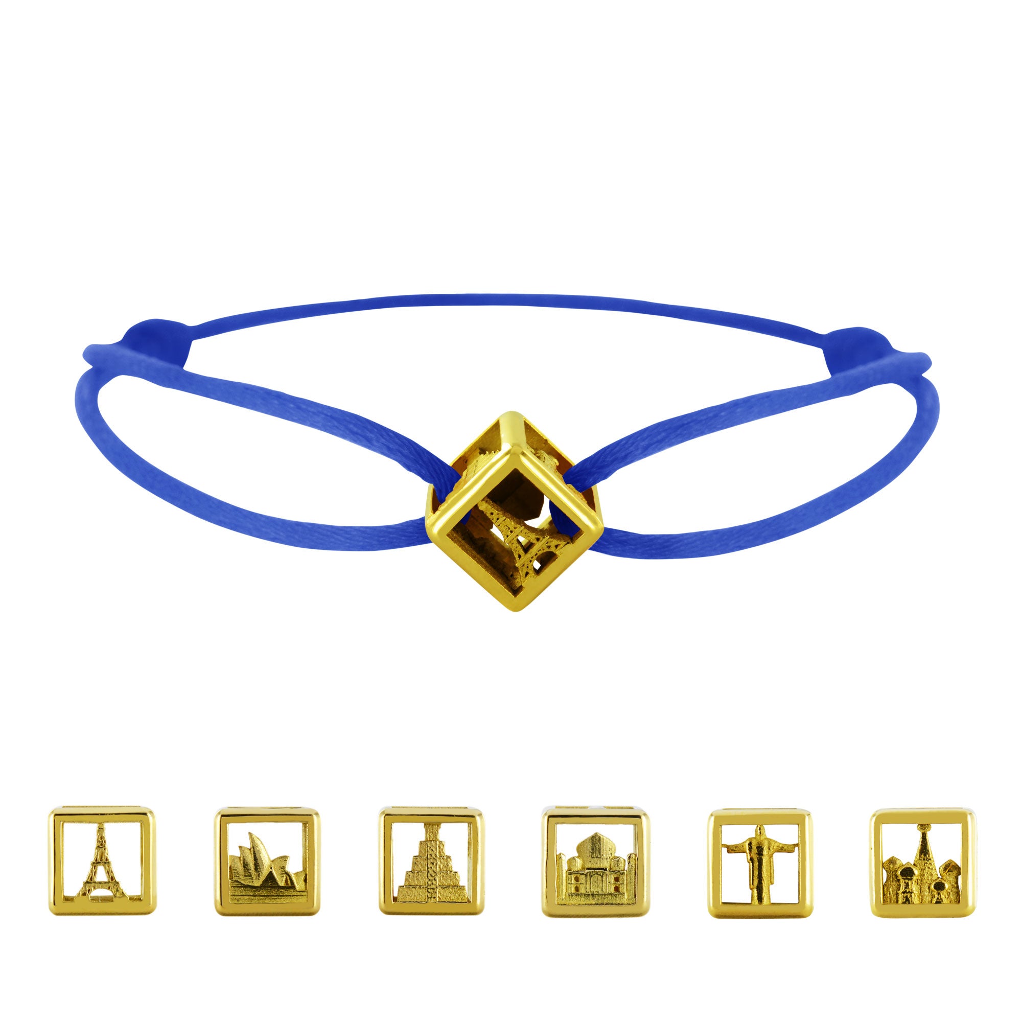 Bracelet Dé de voyage en Or