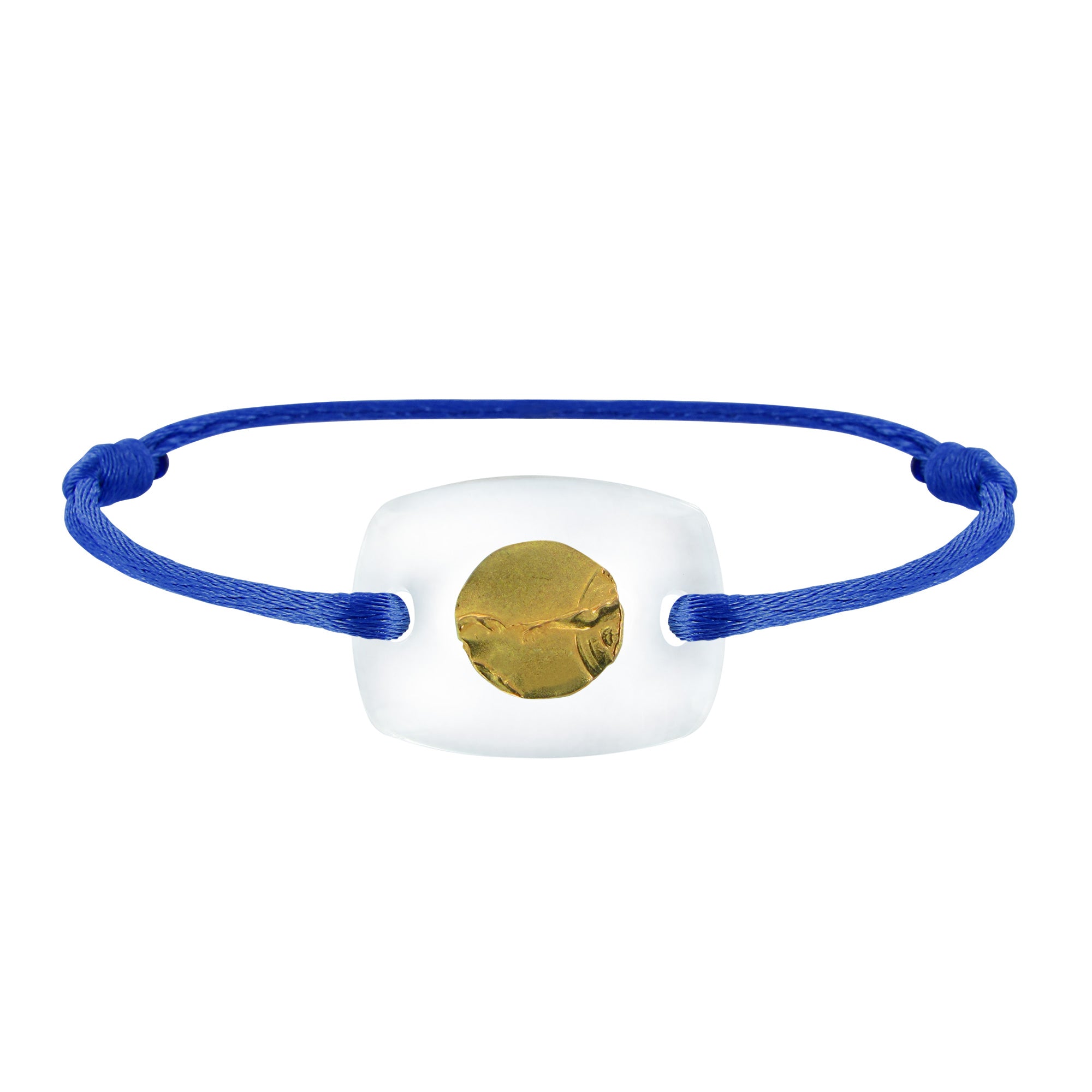 Creation du Monde emotion link bracelet in gold