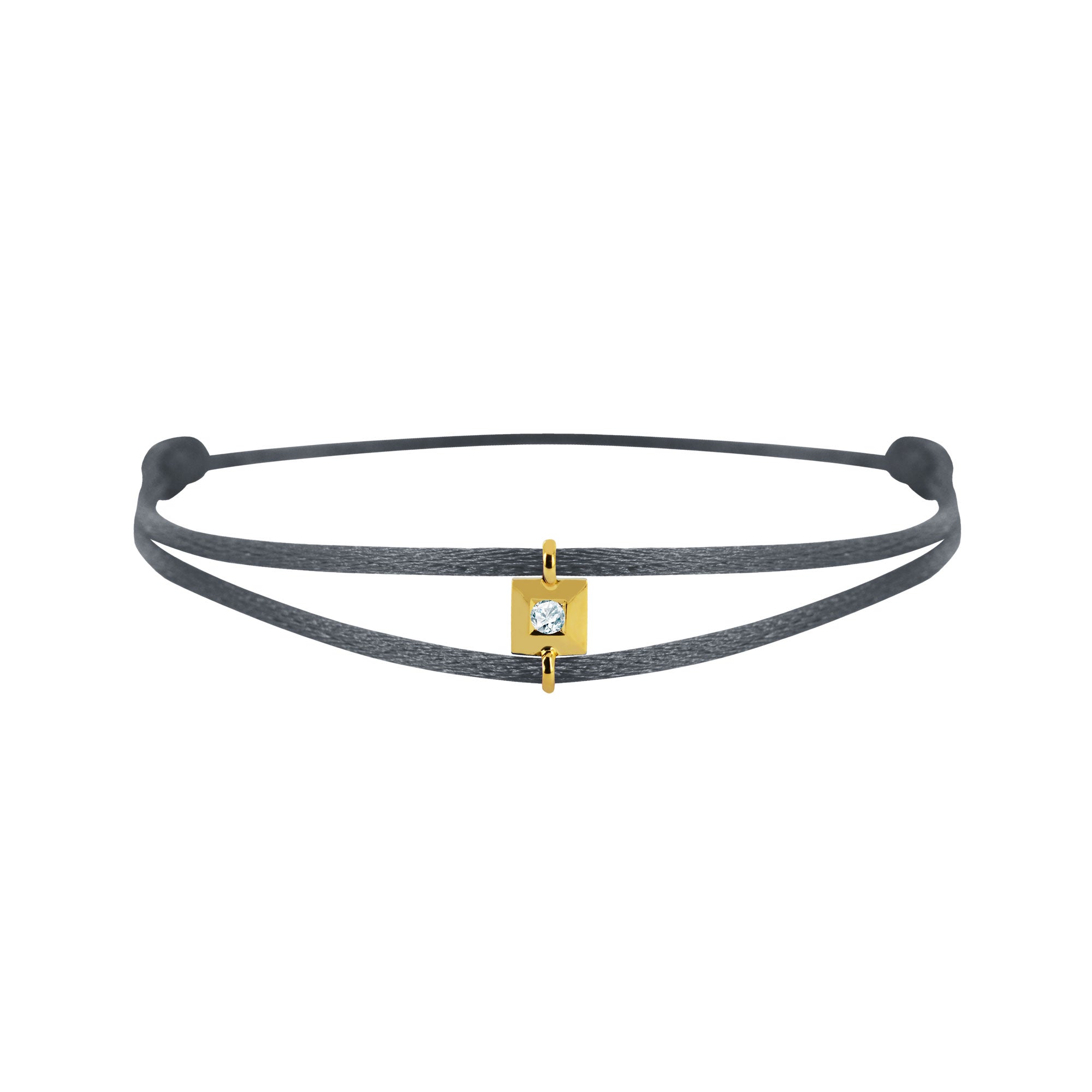 Bracelet Mon Alchimie Carré en or et diamant