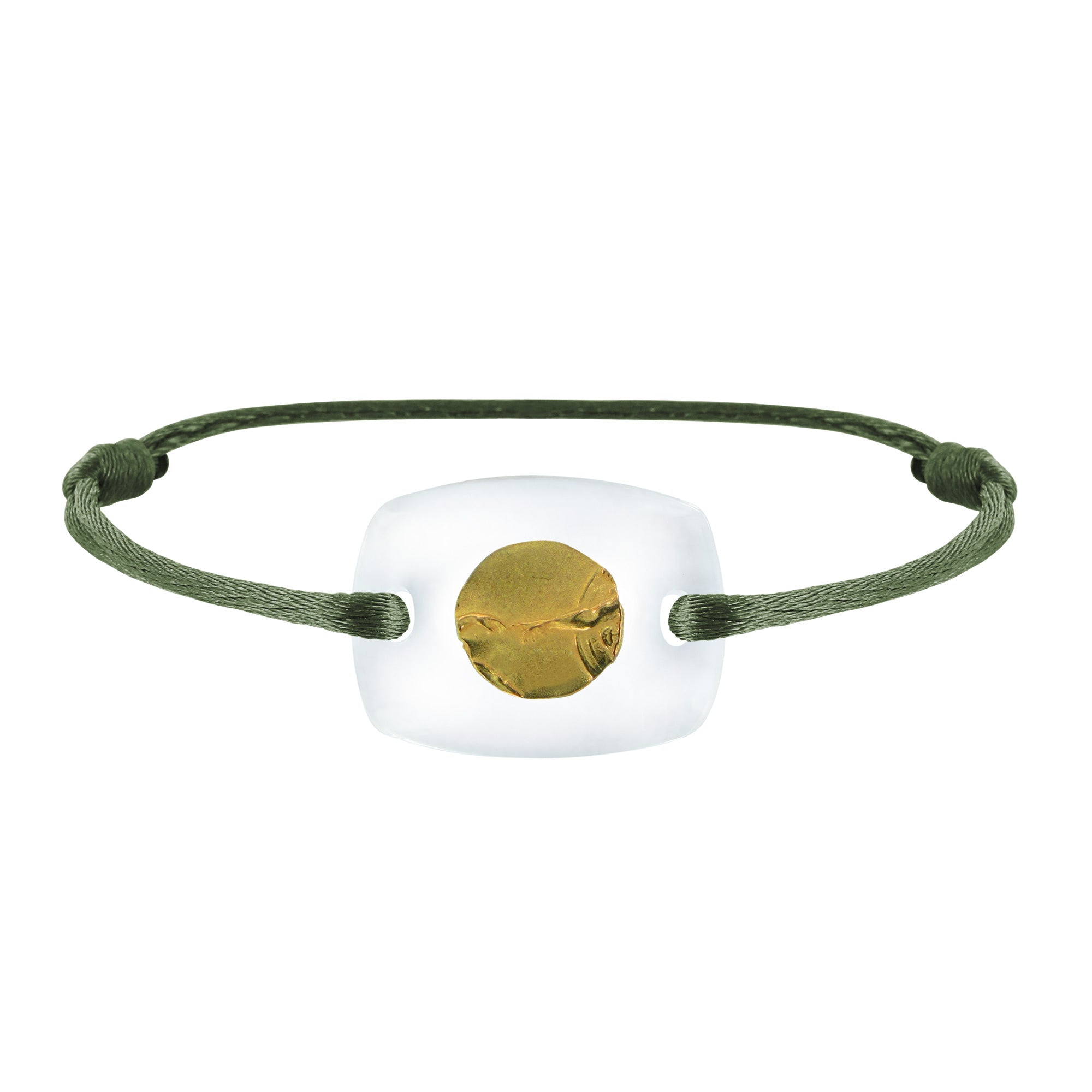 Creation du Monde emotion link bracelet in gold