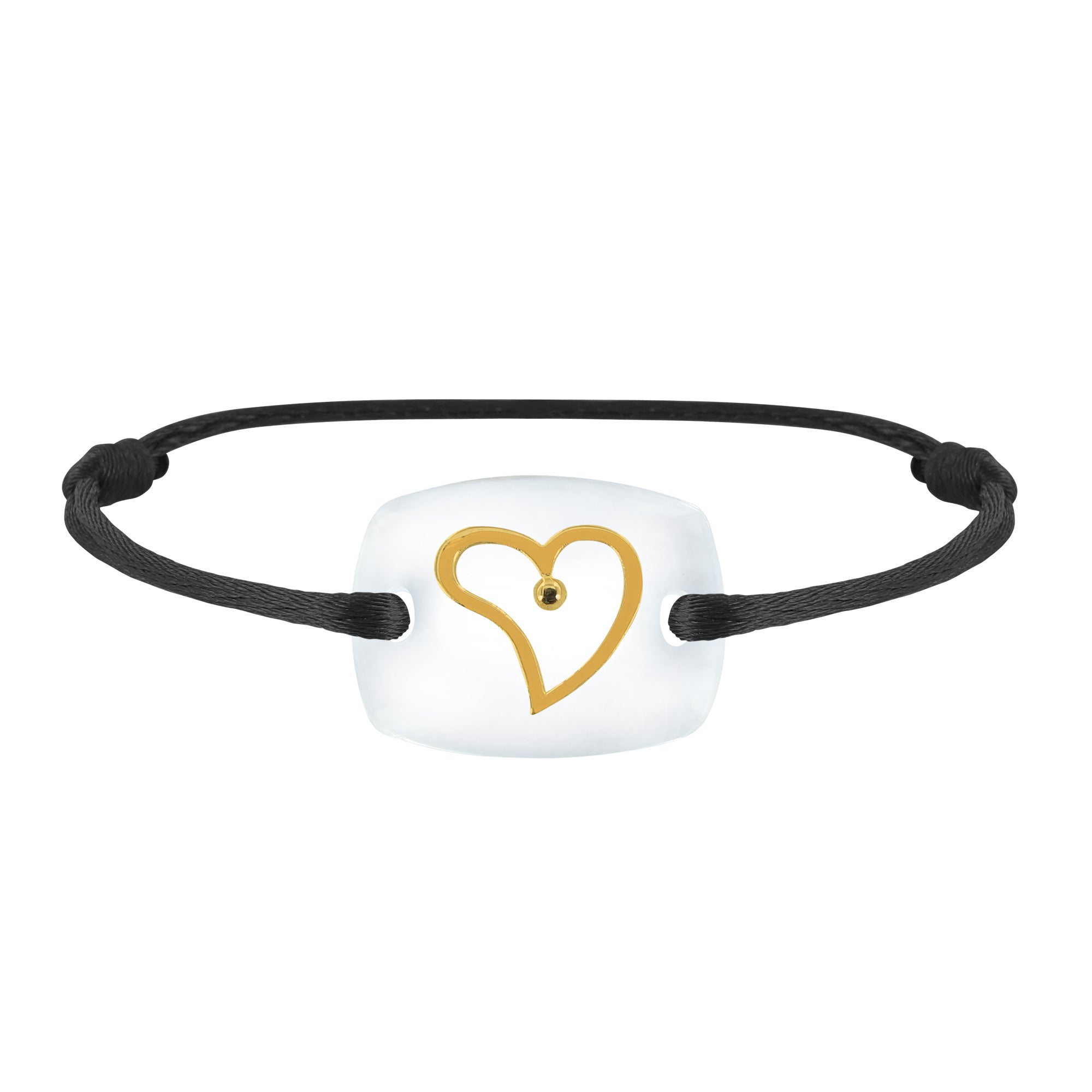 Heart bracelet amour link emotion in gold