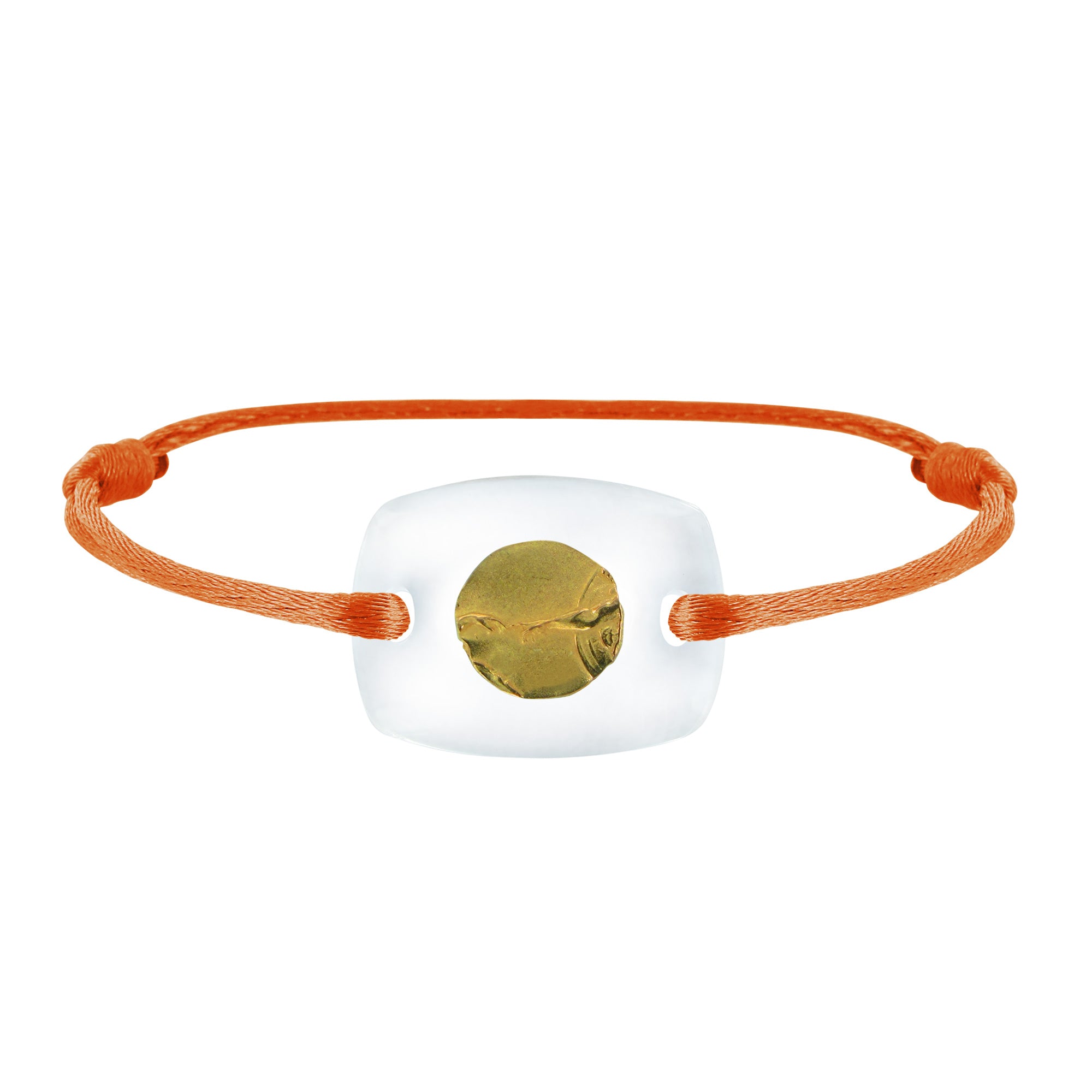 Creation du Monde emotion link bracelet in gold