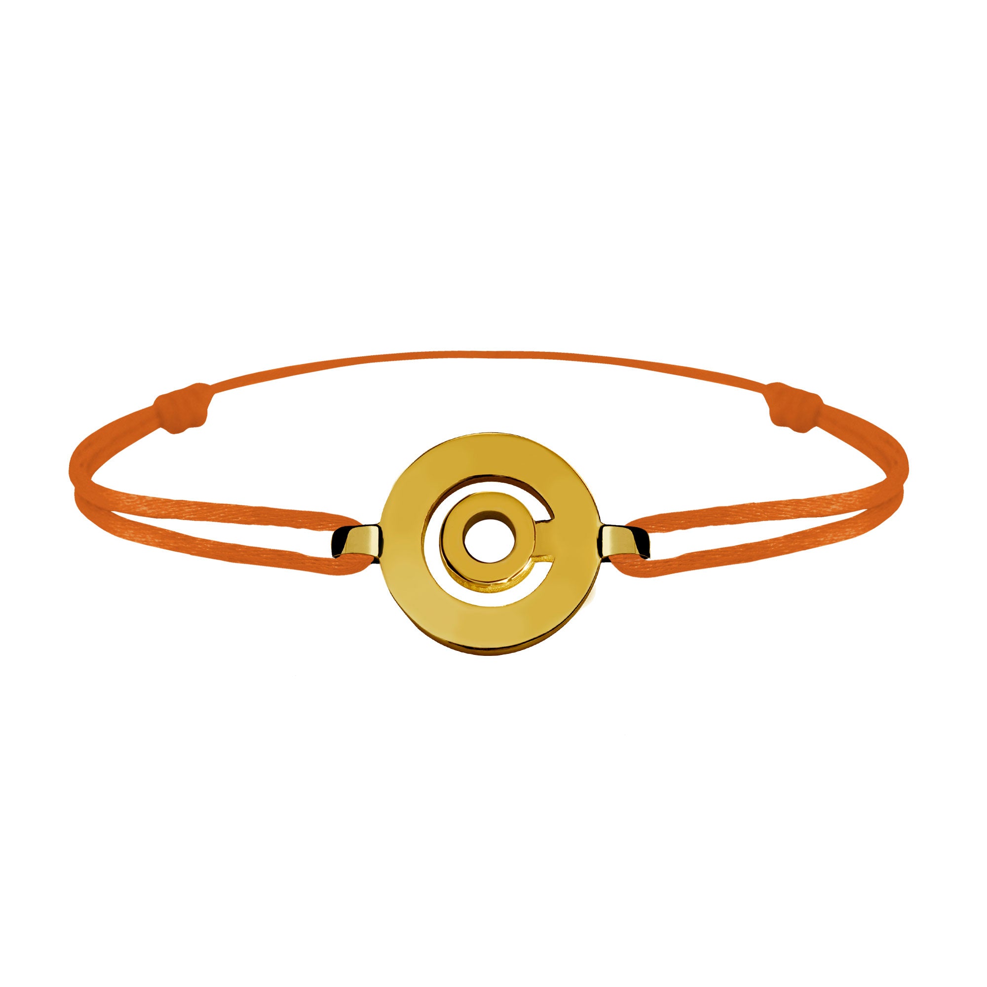 Bracelet Tournaire signe labyrinth round gold