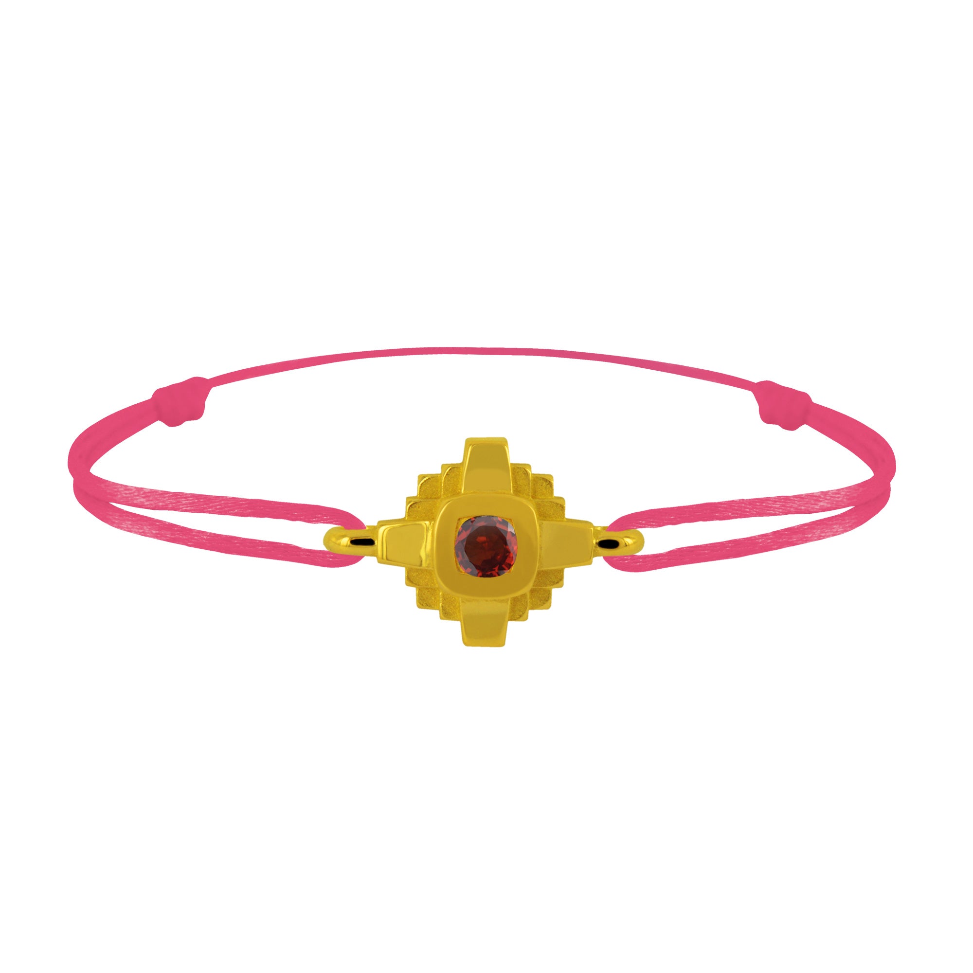 Esther red sapphire 3 mm bracelet