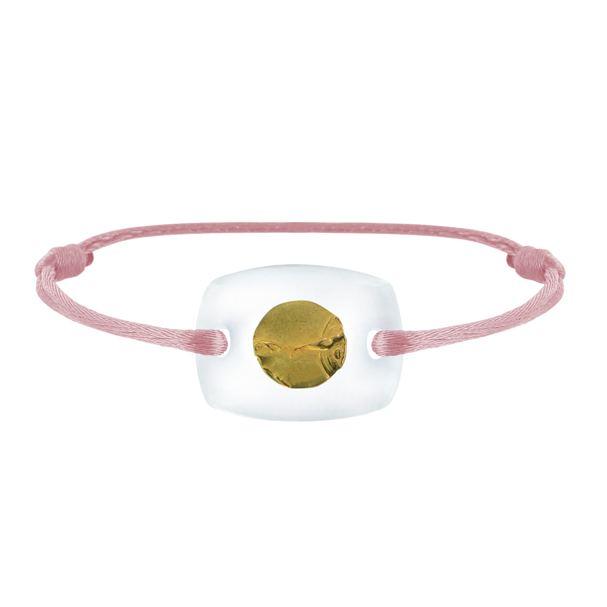 Creation du Monde emotion link bracelet in gold