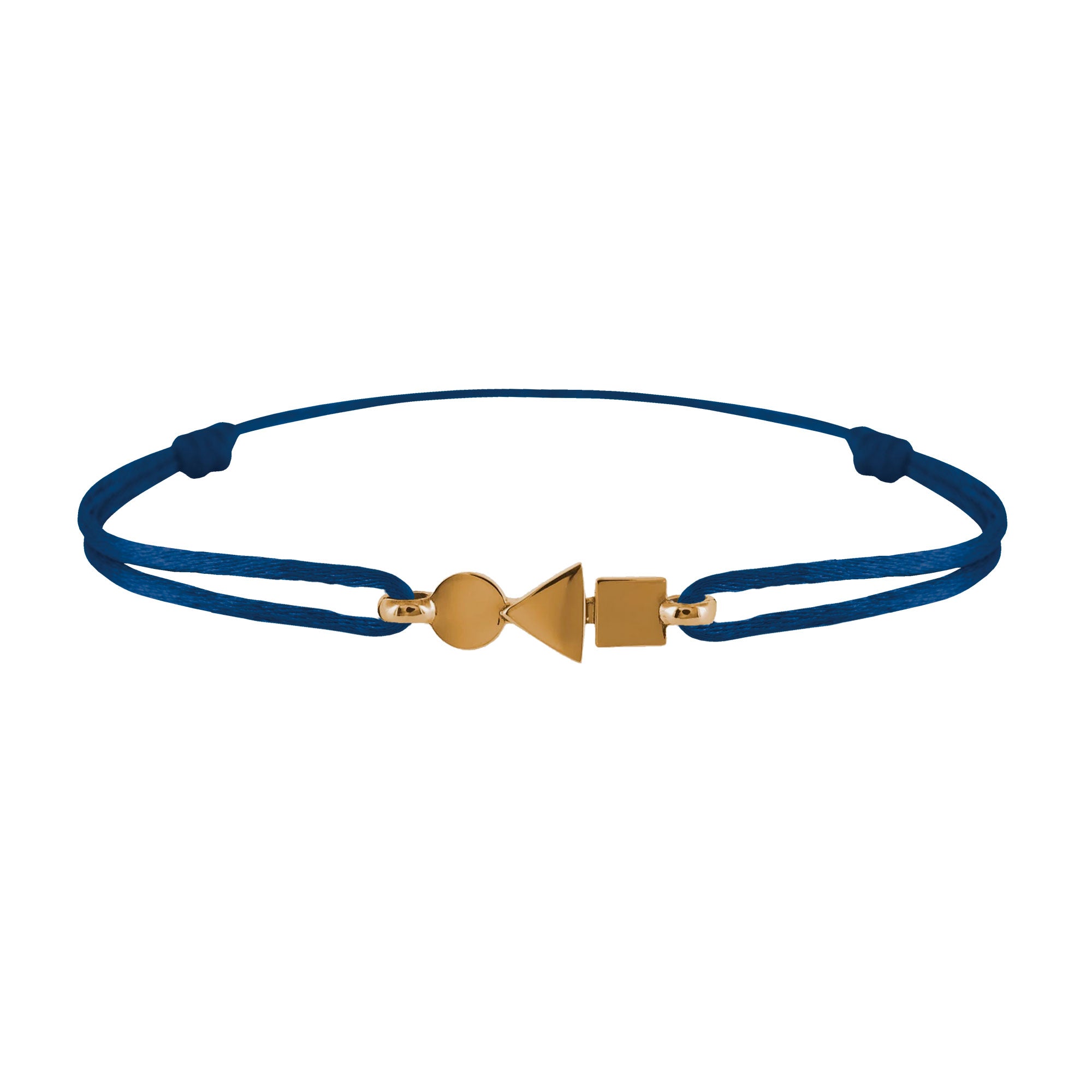 trilogy full gold bracelet Tournaire