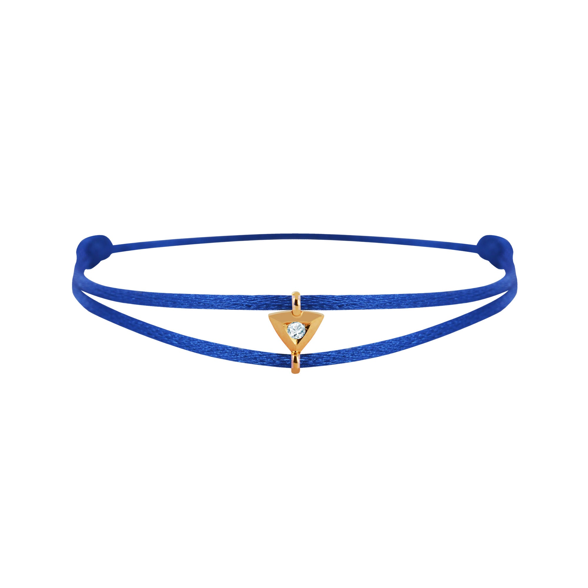 Mon Alchimie Triangle bracelet in gold and diamonds