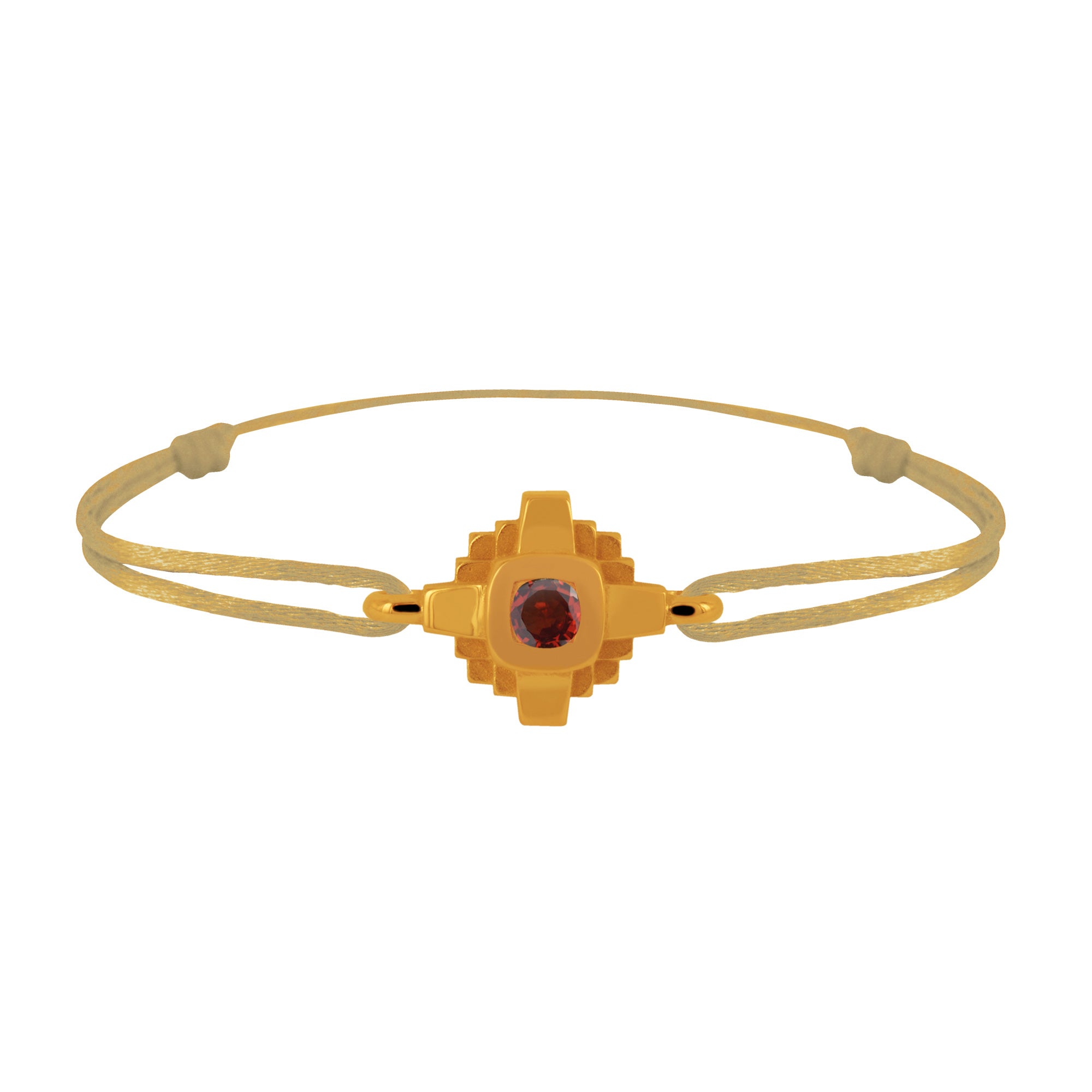 Esther red sapphire 3 mm bracelet