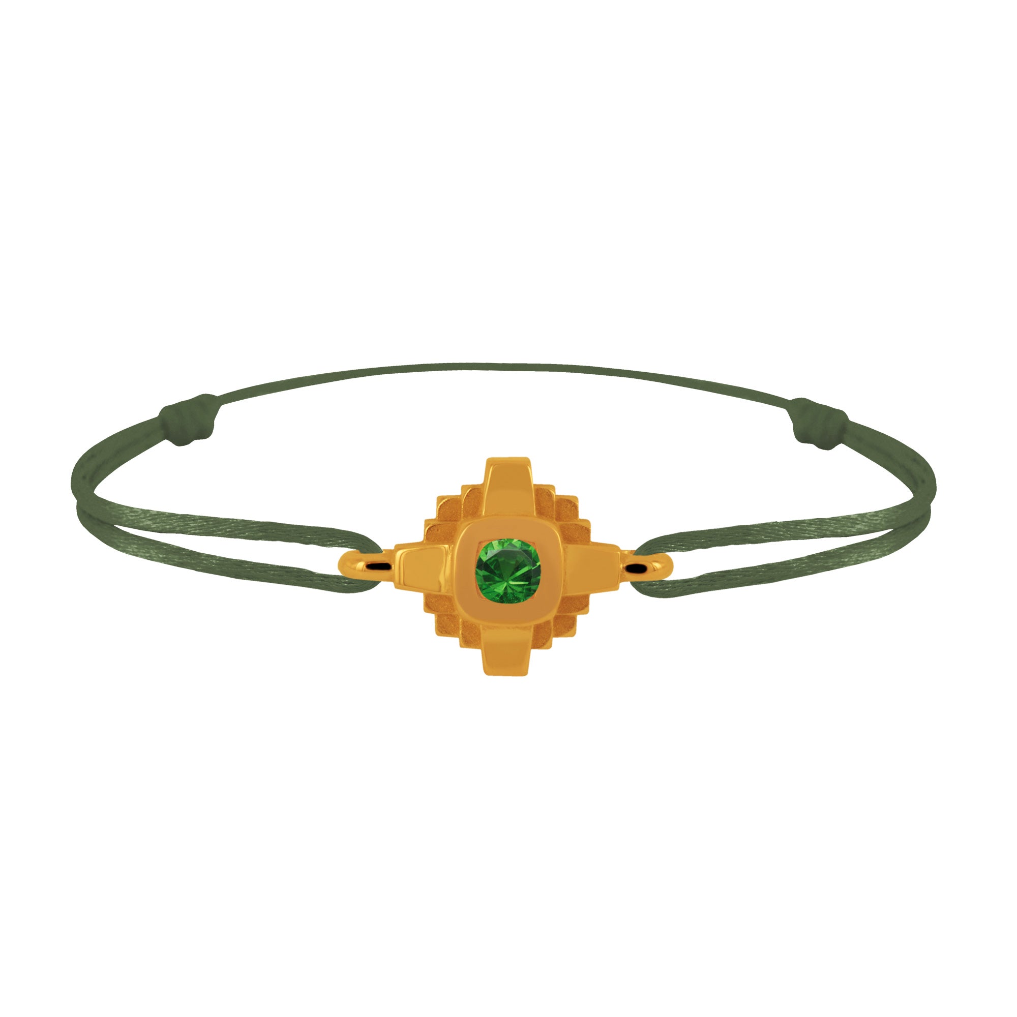 Bracelet Esther Tsavorite verte 3 mm