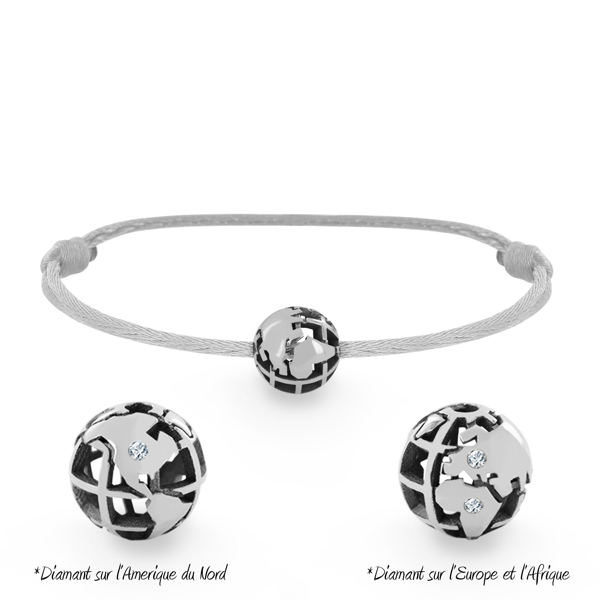 Bracelet Perle de voyage personnalisable
