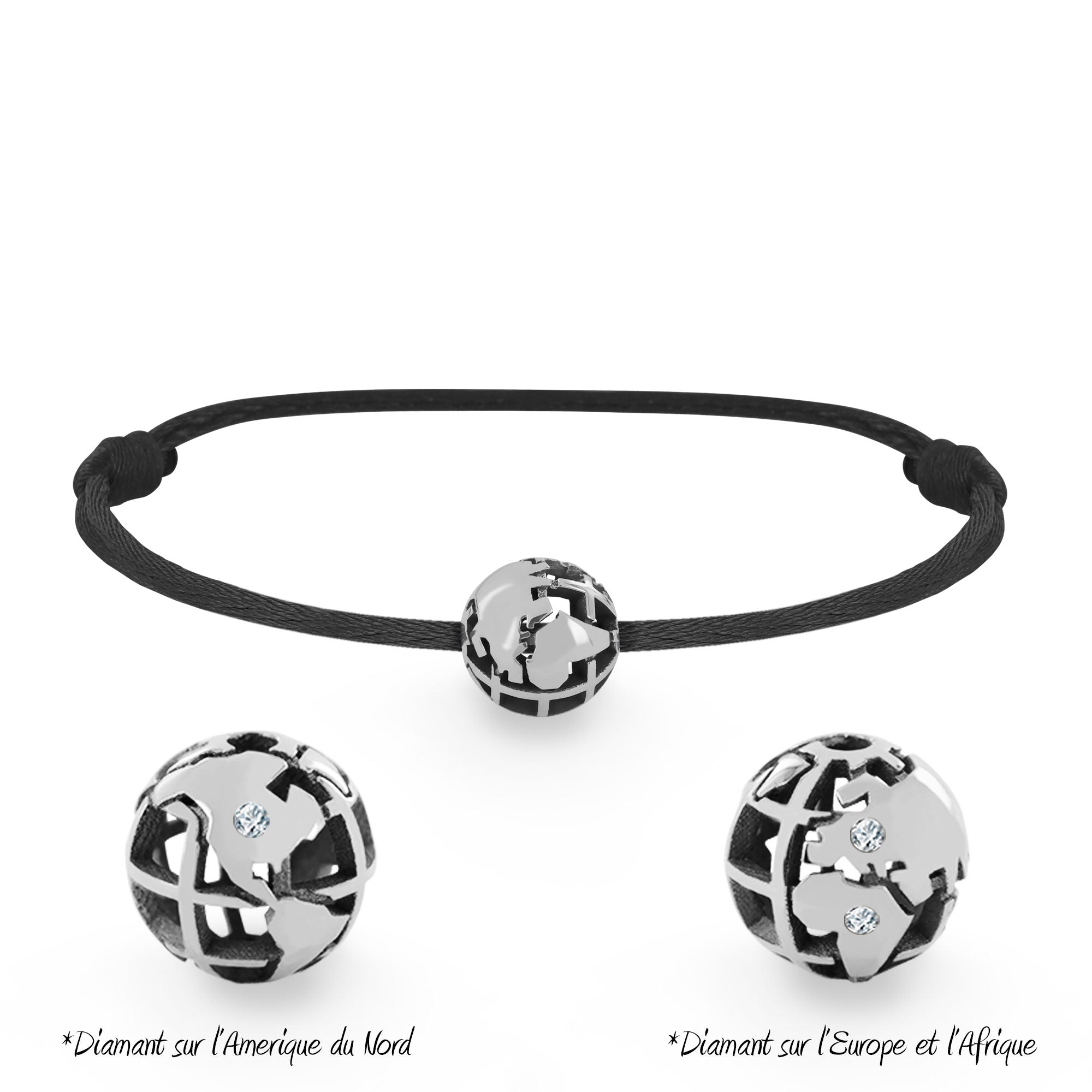 Bracelet Perle de voyage personnalisable