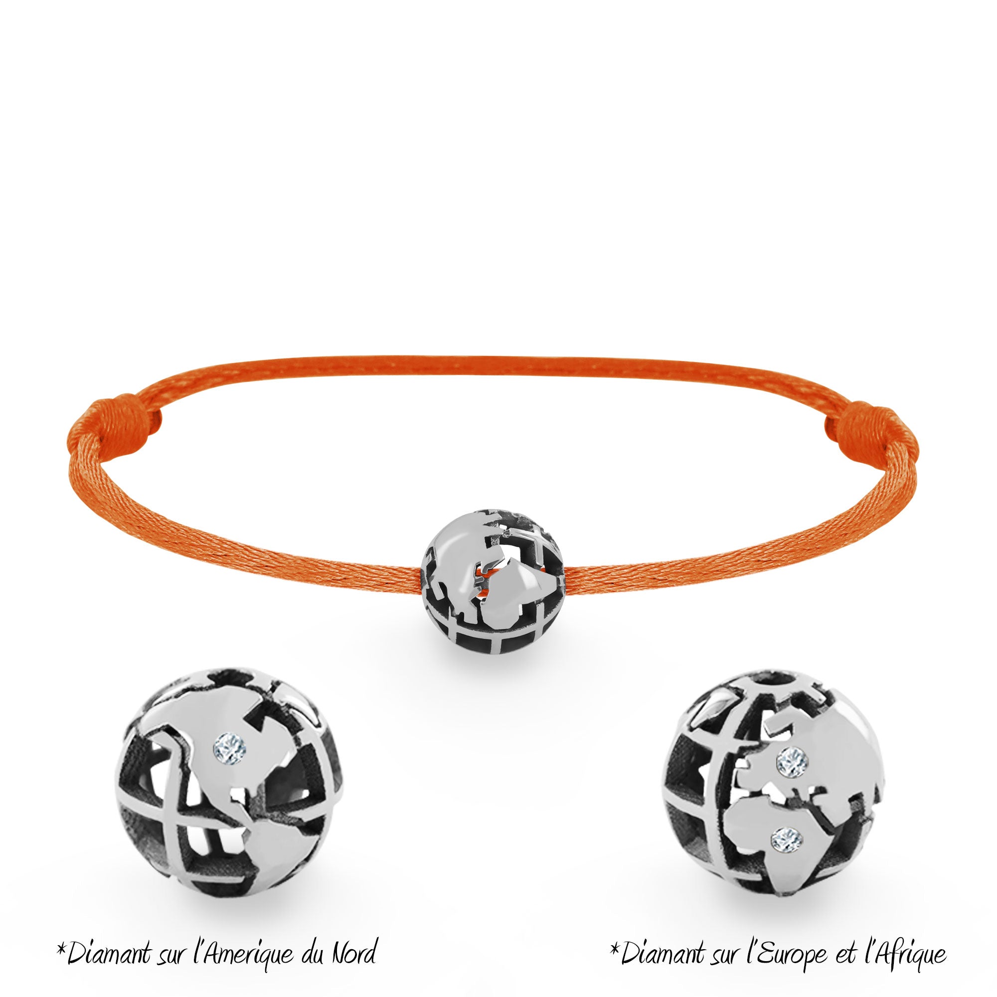 Bracelet Perle de voyage personnalisable