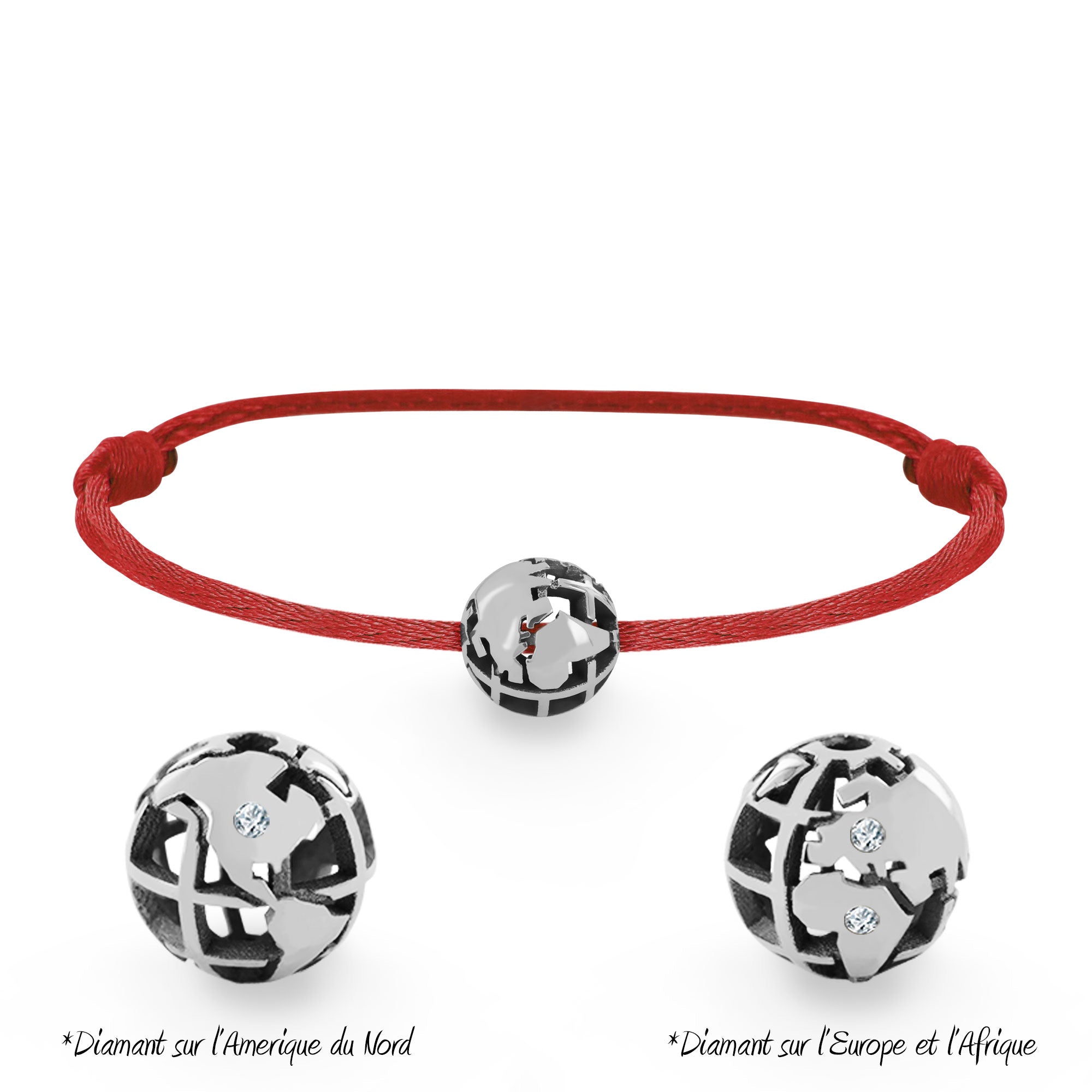 Bracelet Perle de voyage personnalisable