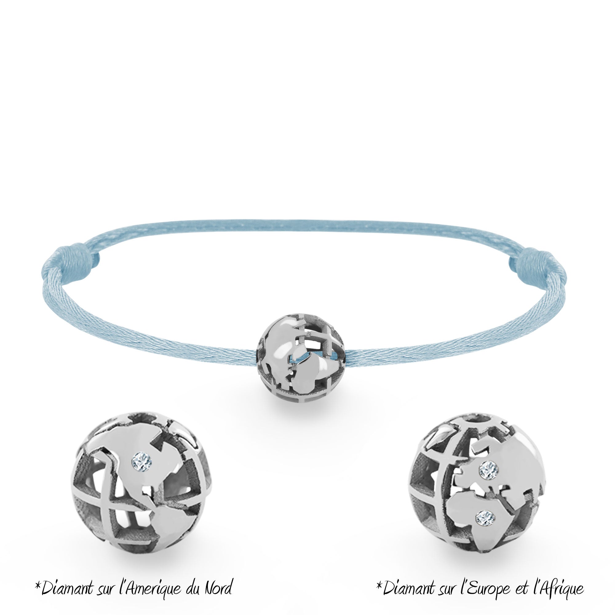 Bracelet Perle de voyage personnalisable