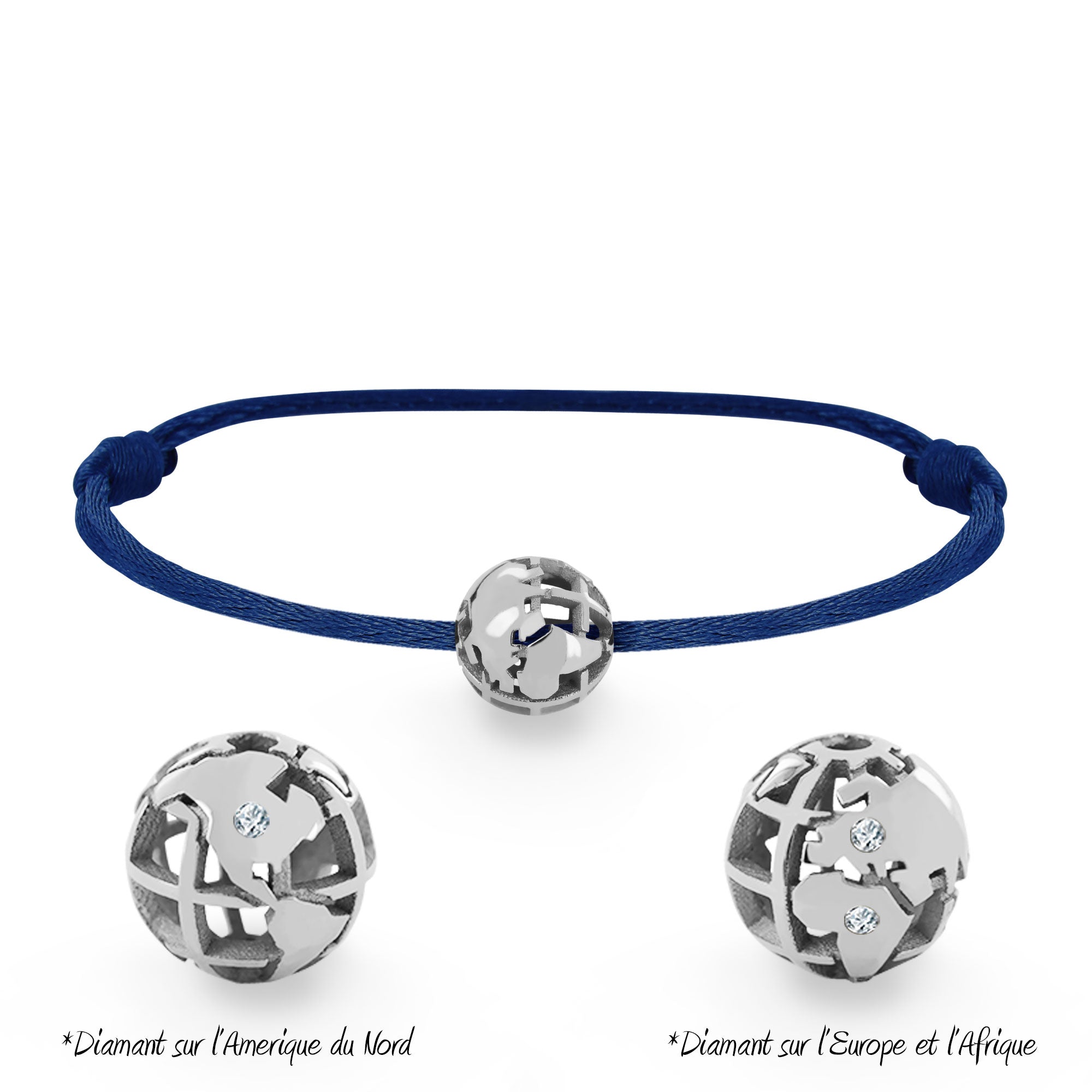 Bracelet Perle de voyage personnalisable