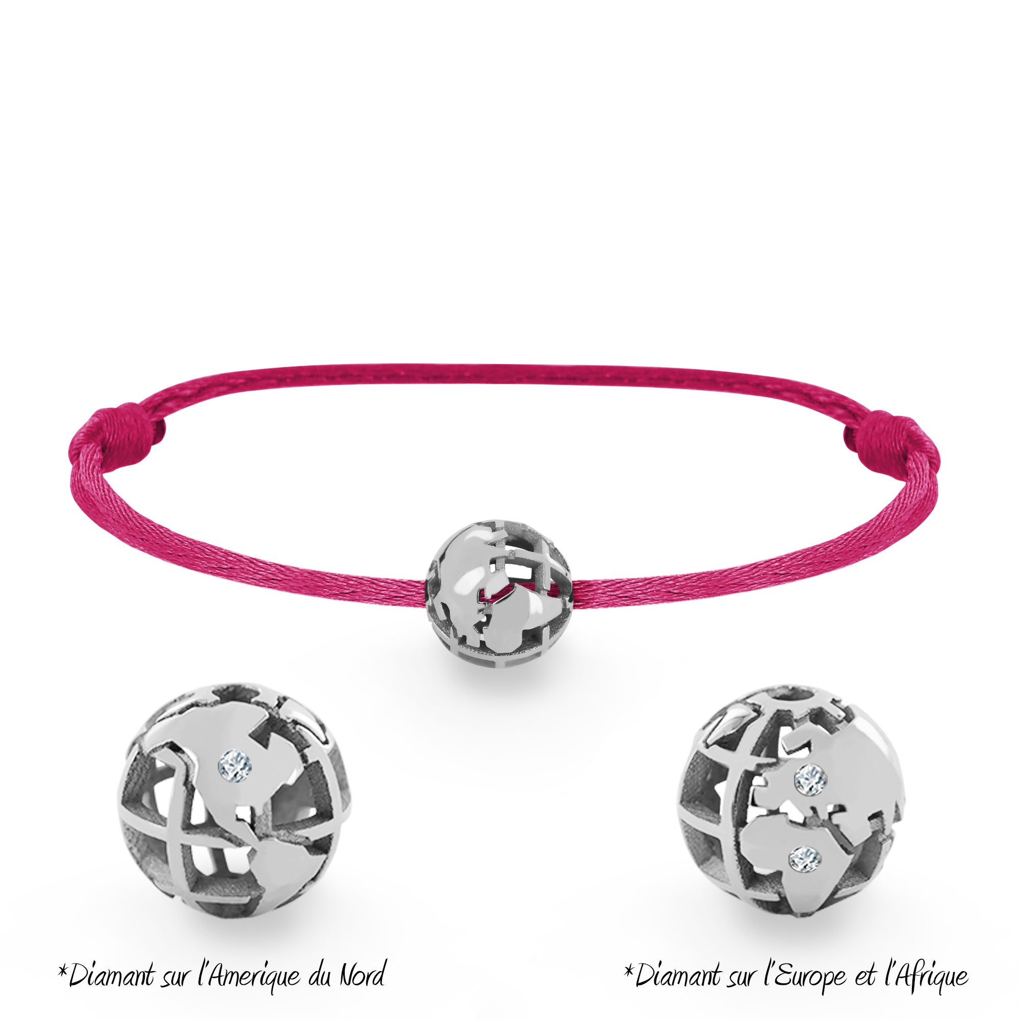 Bracelet Perle de voyage personnalisable