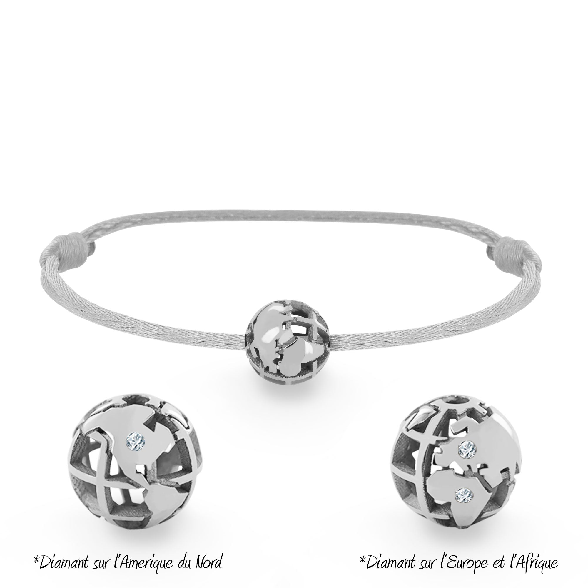 Bracelet Perle de voyage personnalisable