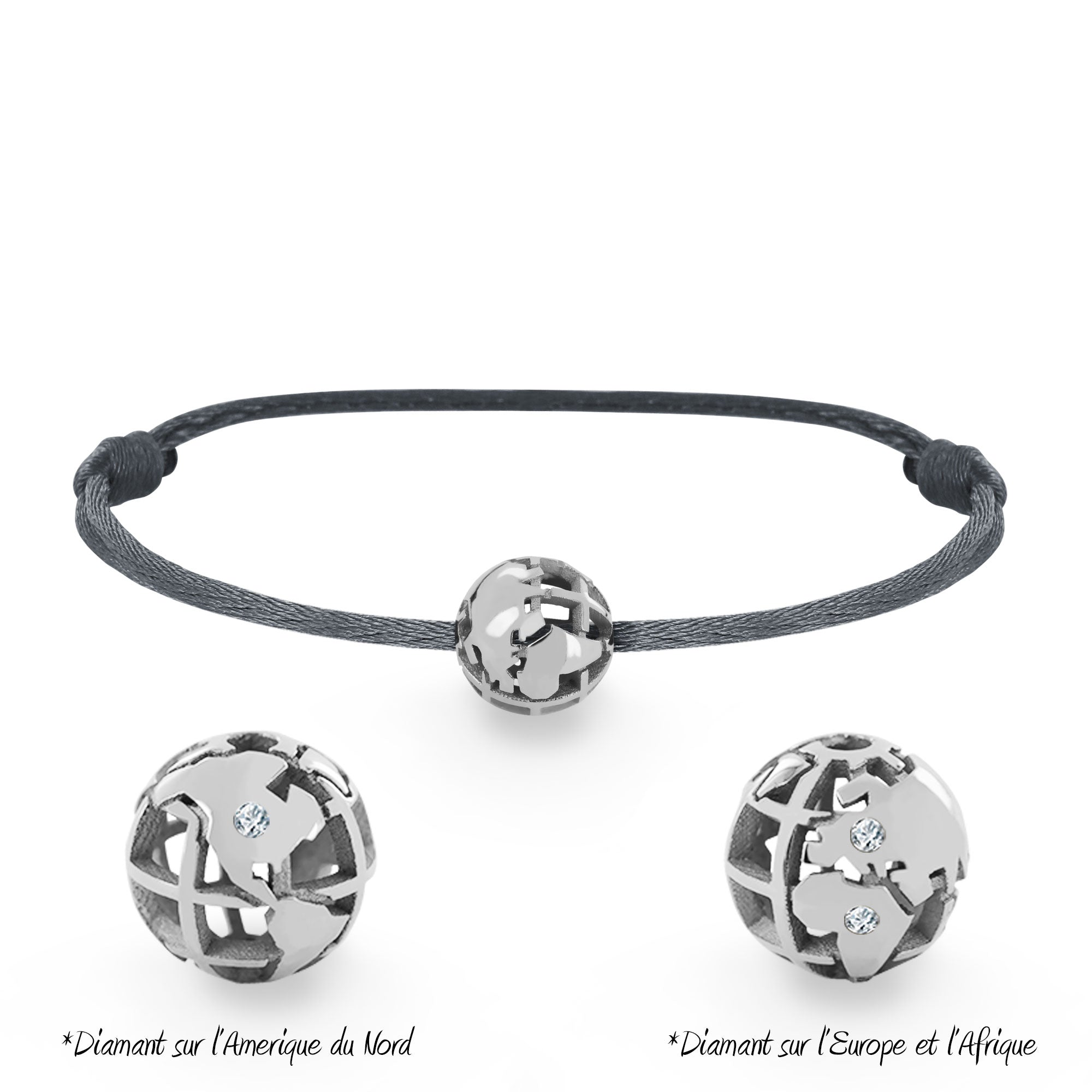 Bracelet Perle de voyage personnalisable