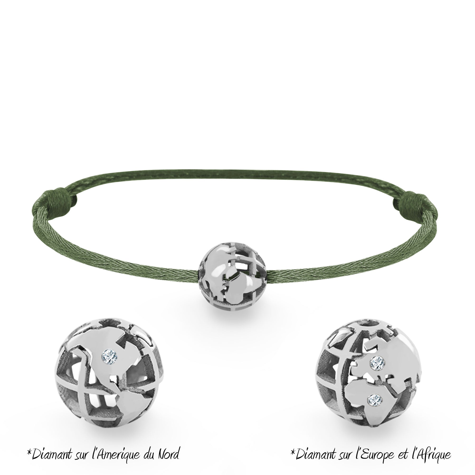 Bracelet Perle de voyage personnalisable