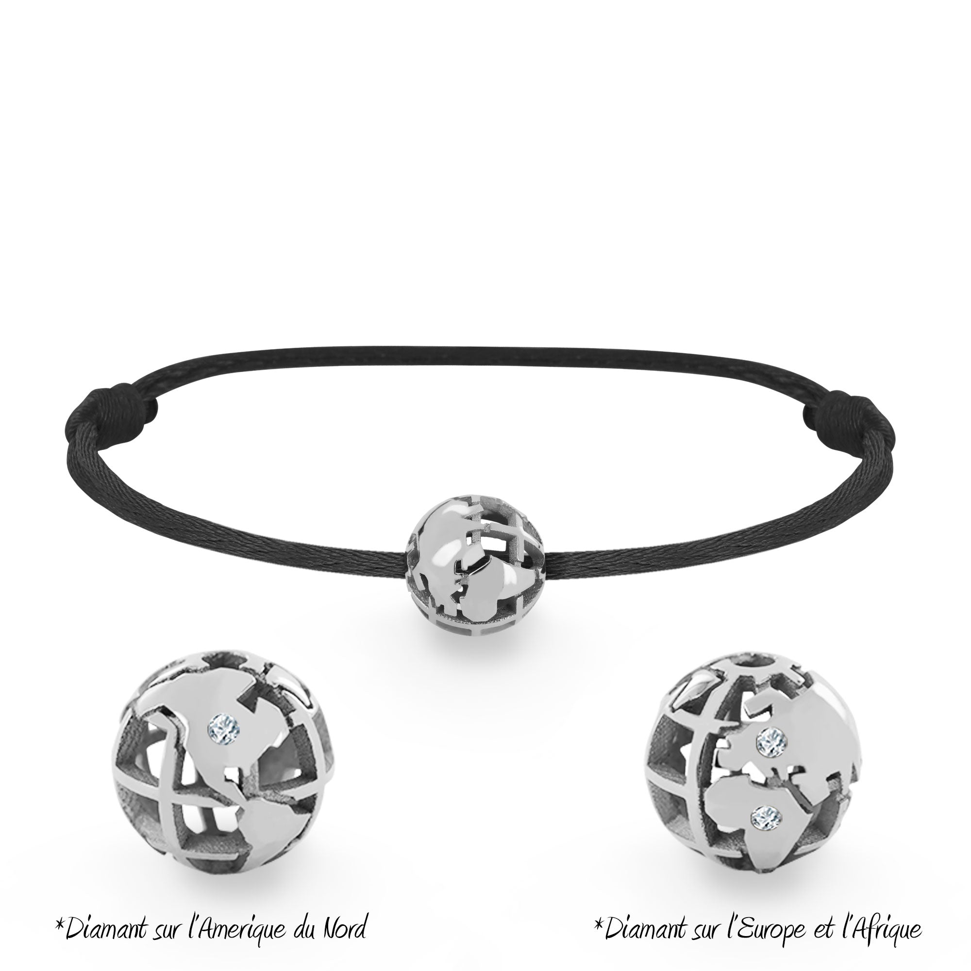 Bracelet Perle de voyage personnalisable