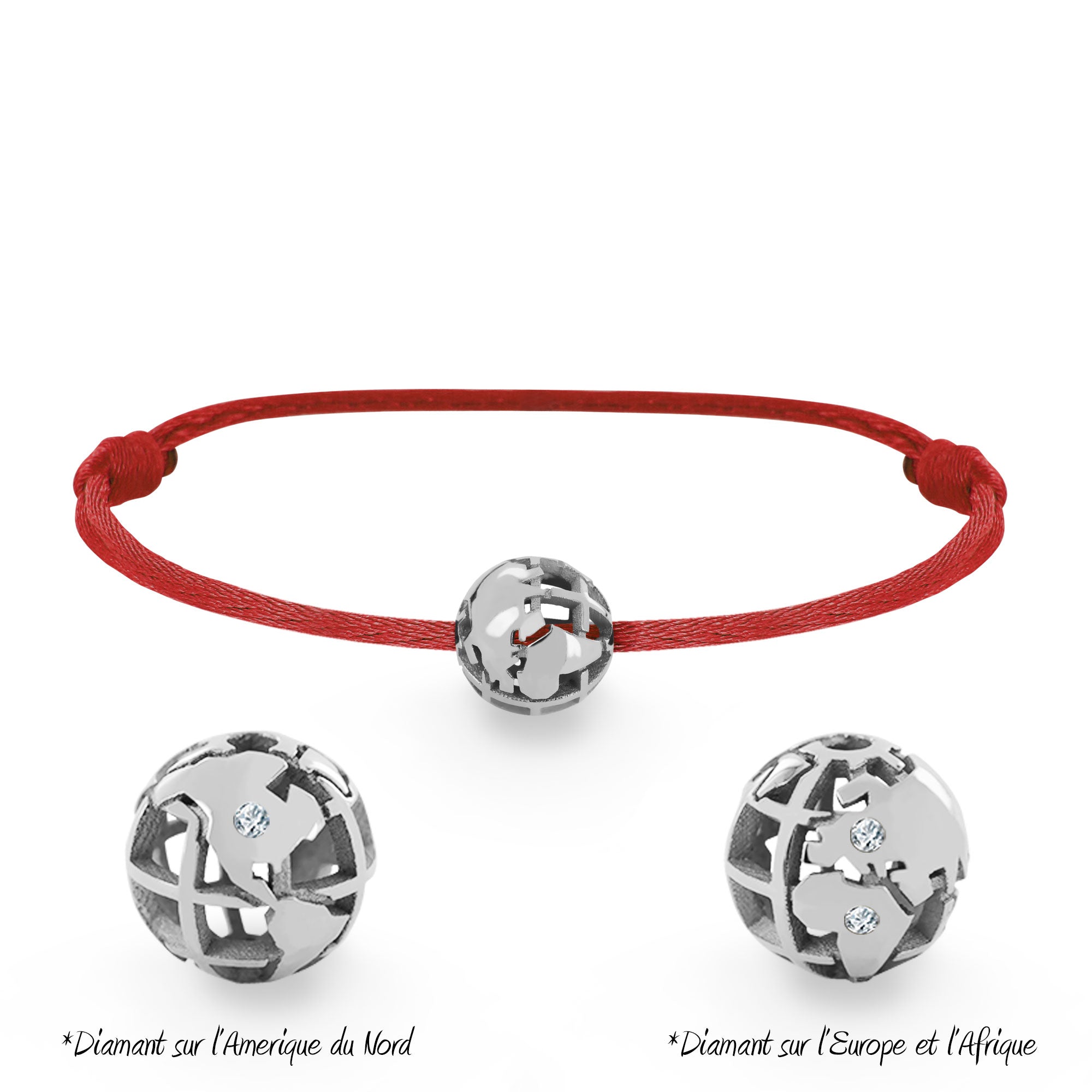 Bracelet Perle de voyage personnalisable