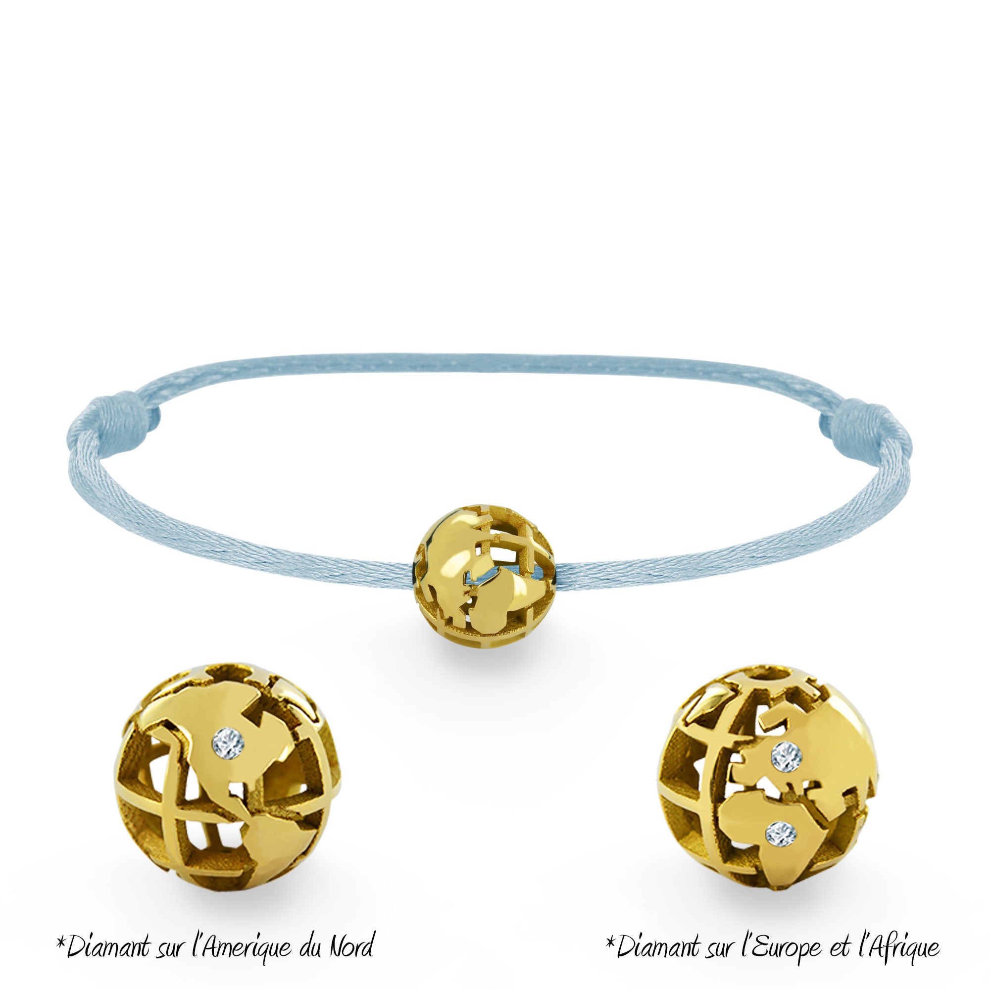 Bracelet Perle de voyage personnalisable