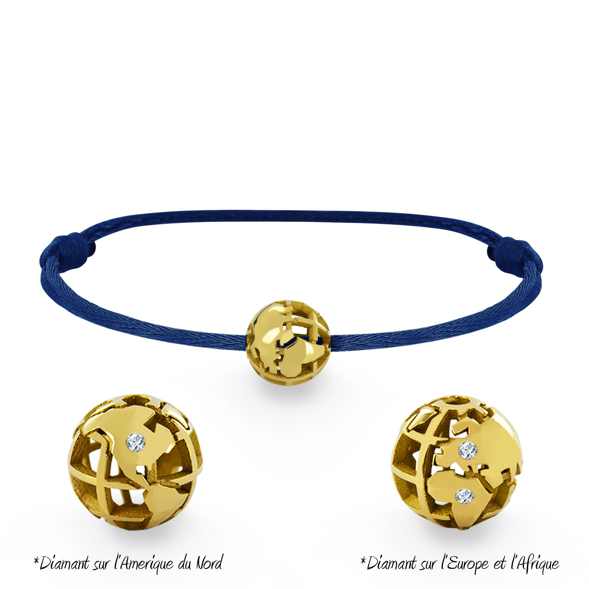 Bracelet Perle de voyage personnalisable