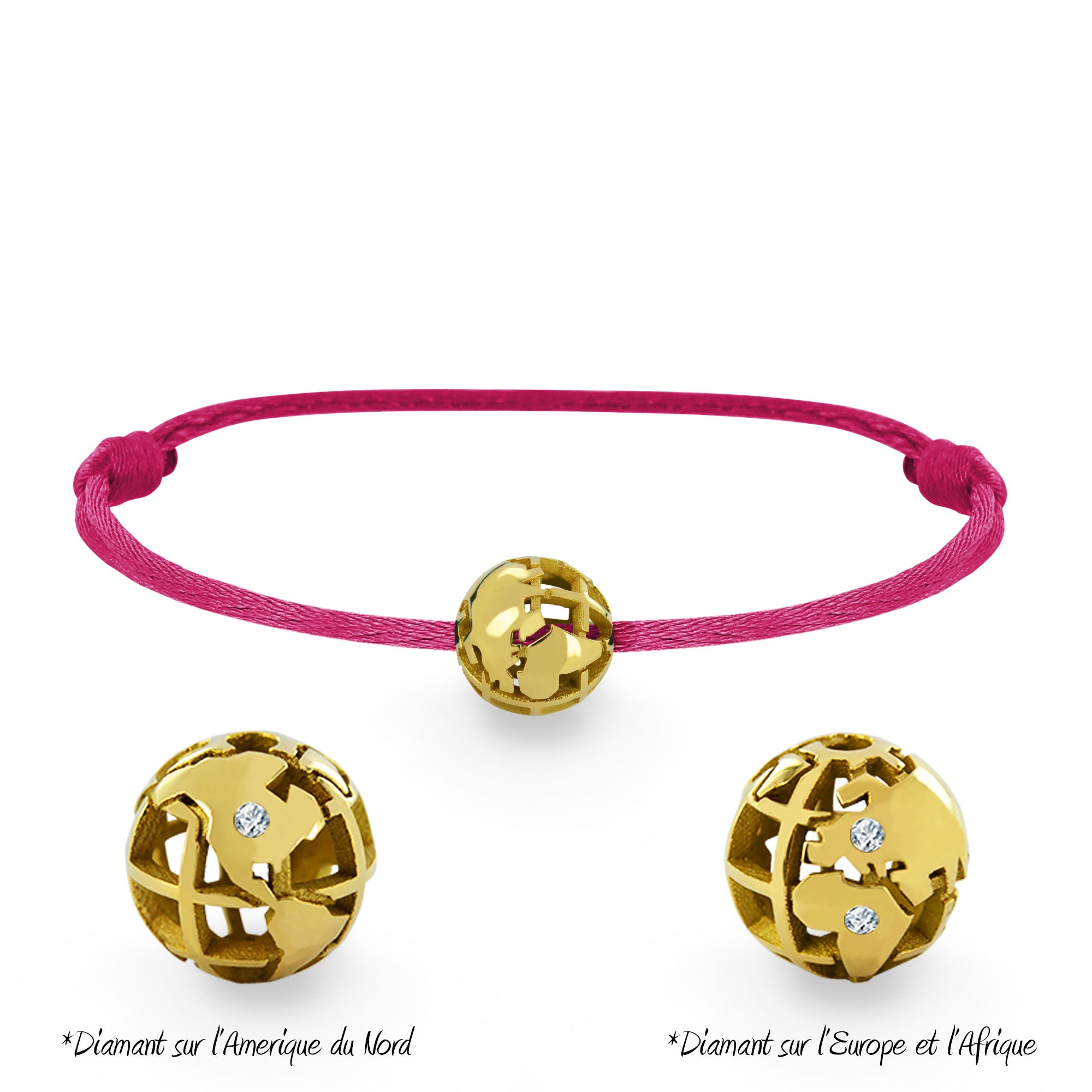 Bracelet Perle de voyage personnalisable