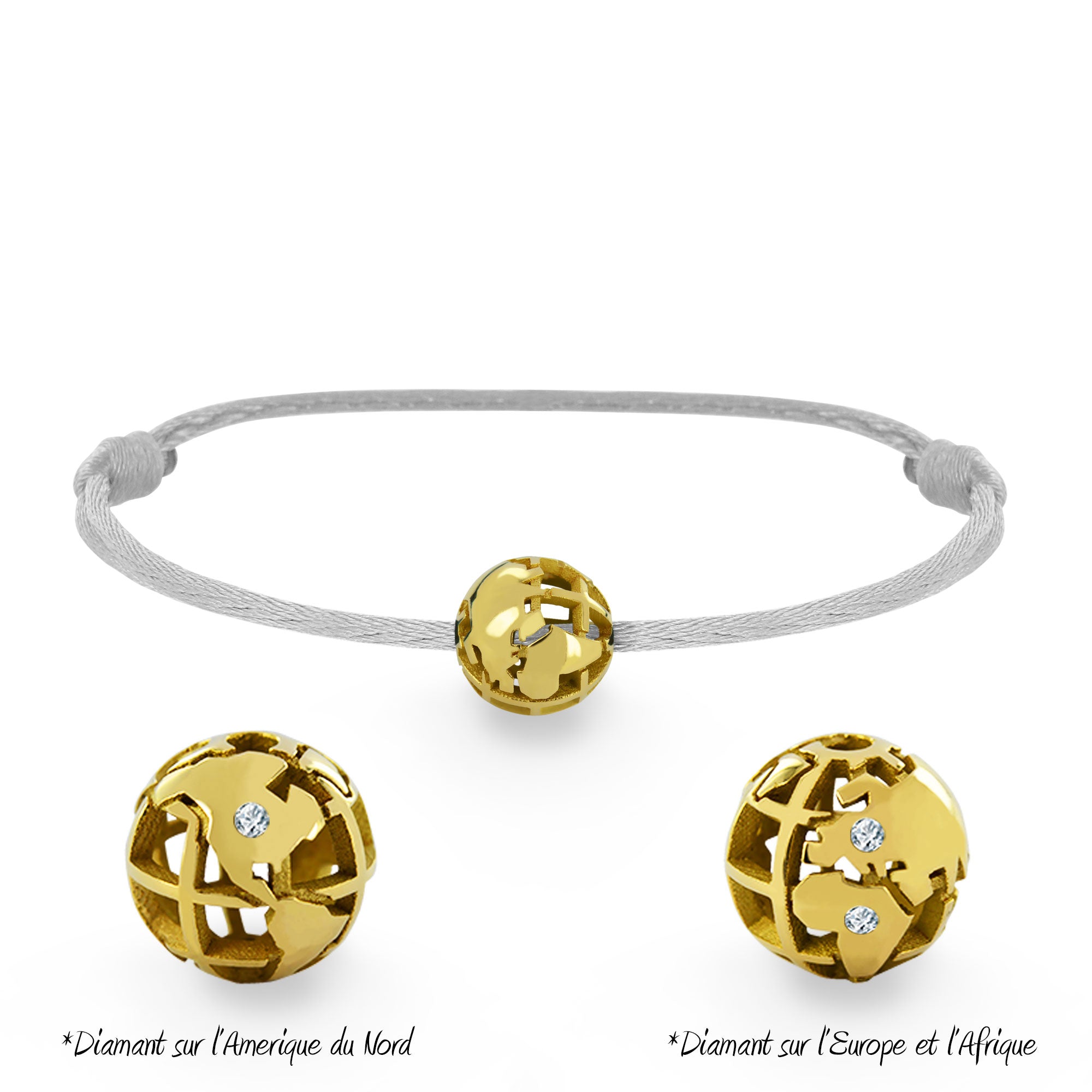 Bracelet Perle de voyage personnalisable