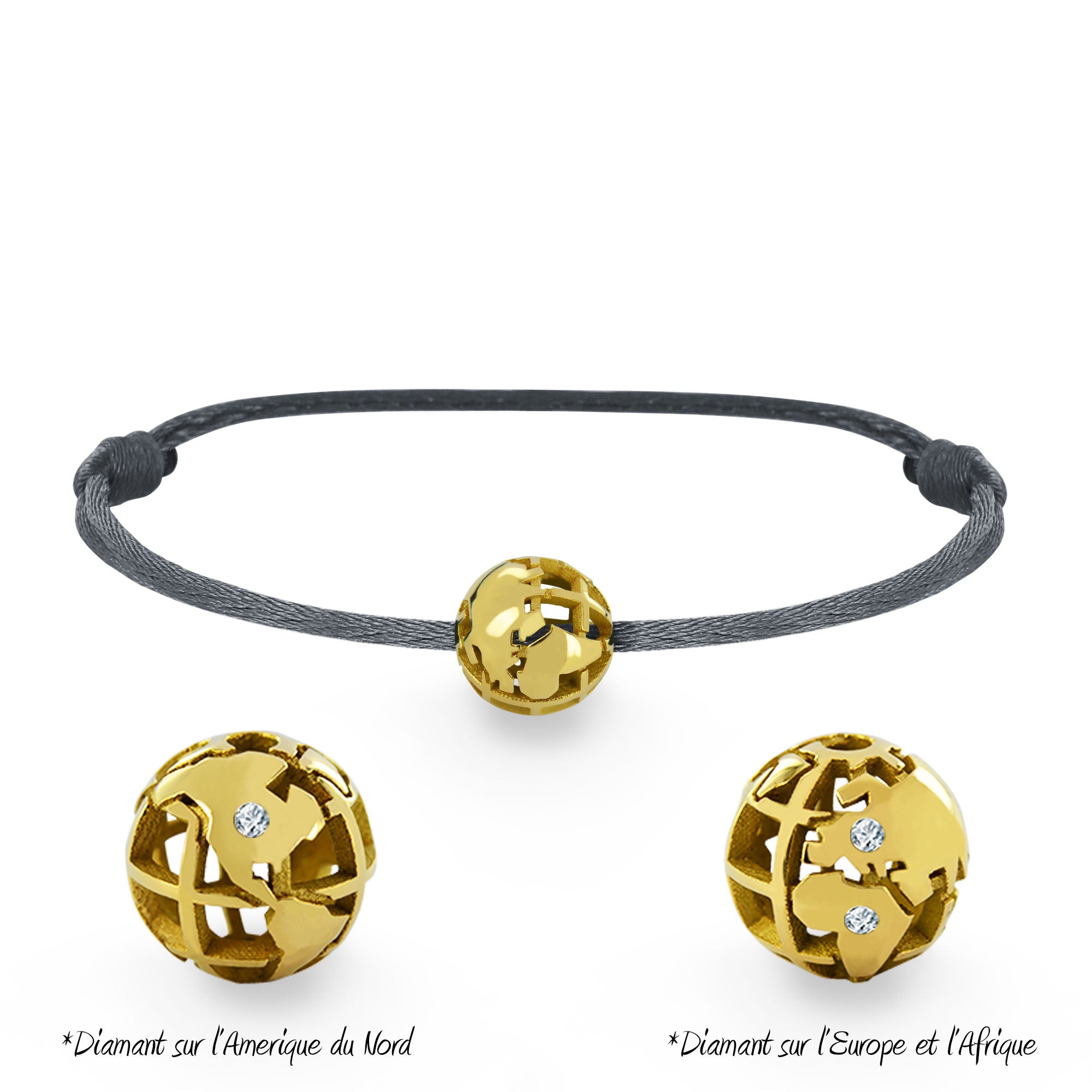 Bracelet Perle de voyage personnalisable