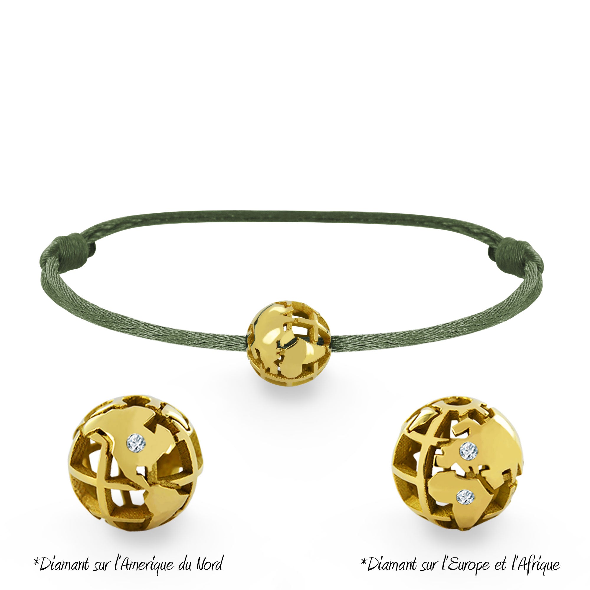 Bracelet Perle de voyage personnalisable