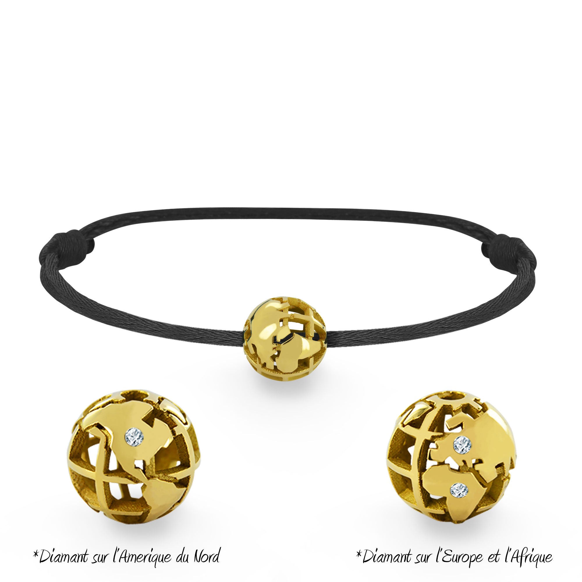 Bracelet Perle de voyage personnalisable