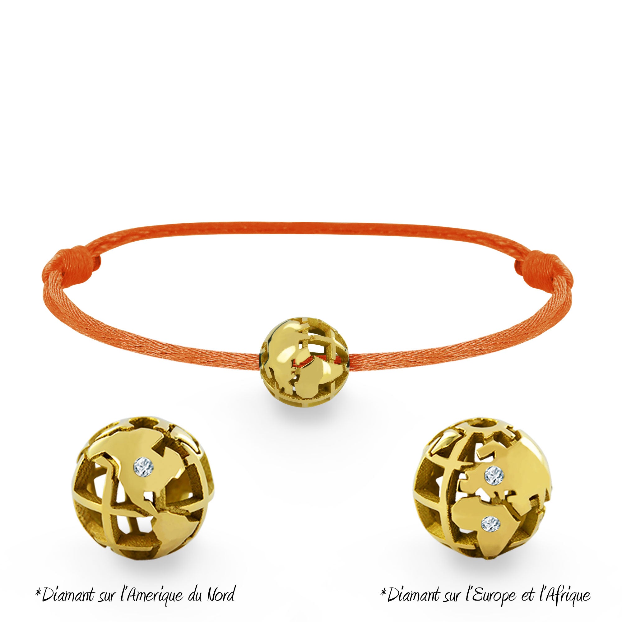 Bracelet Perle de voyage personnalisable