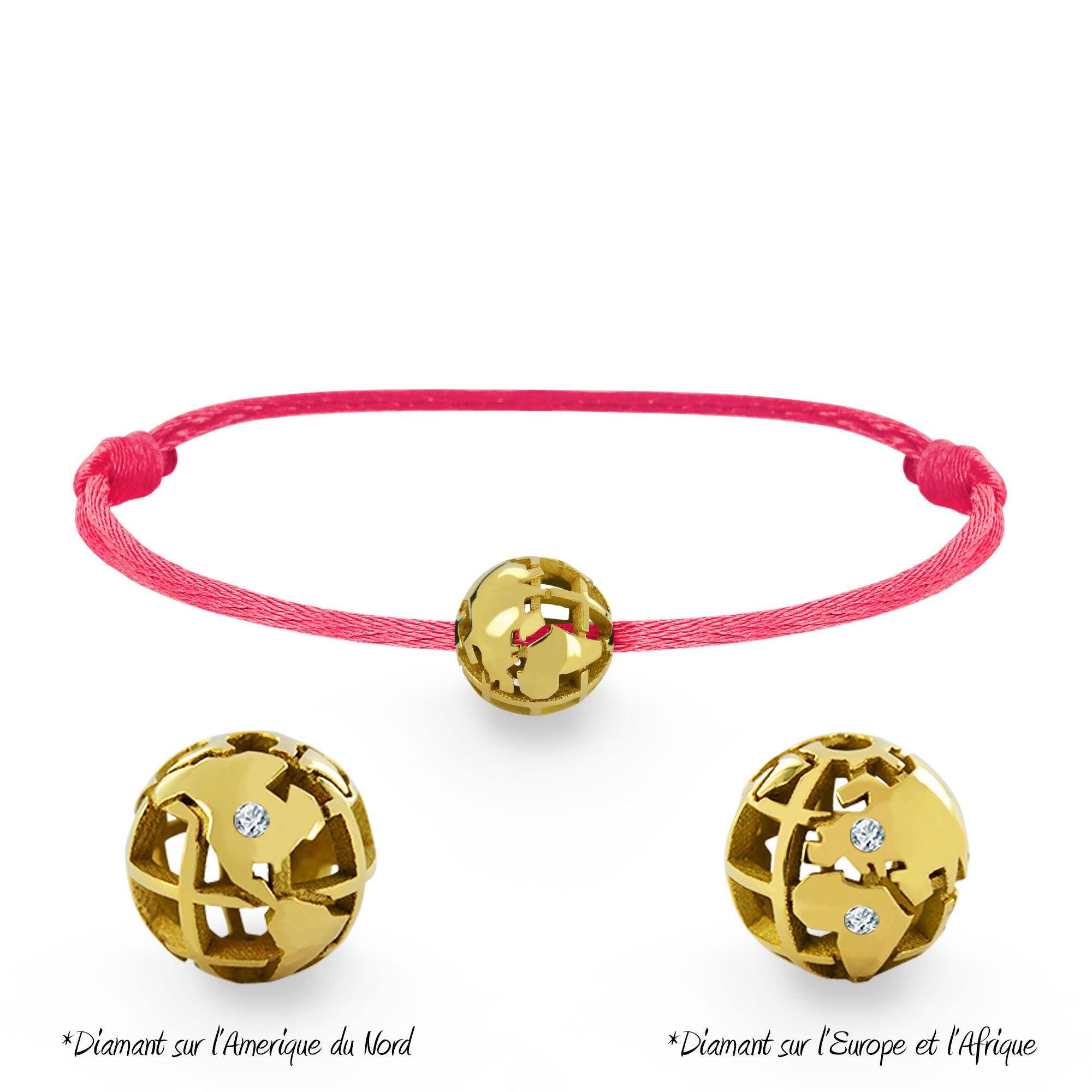 Bracelet Perle de voyage personnalisable