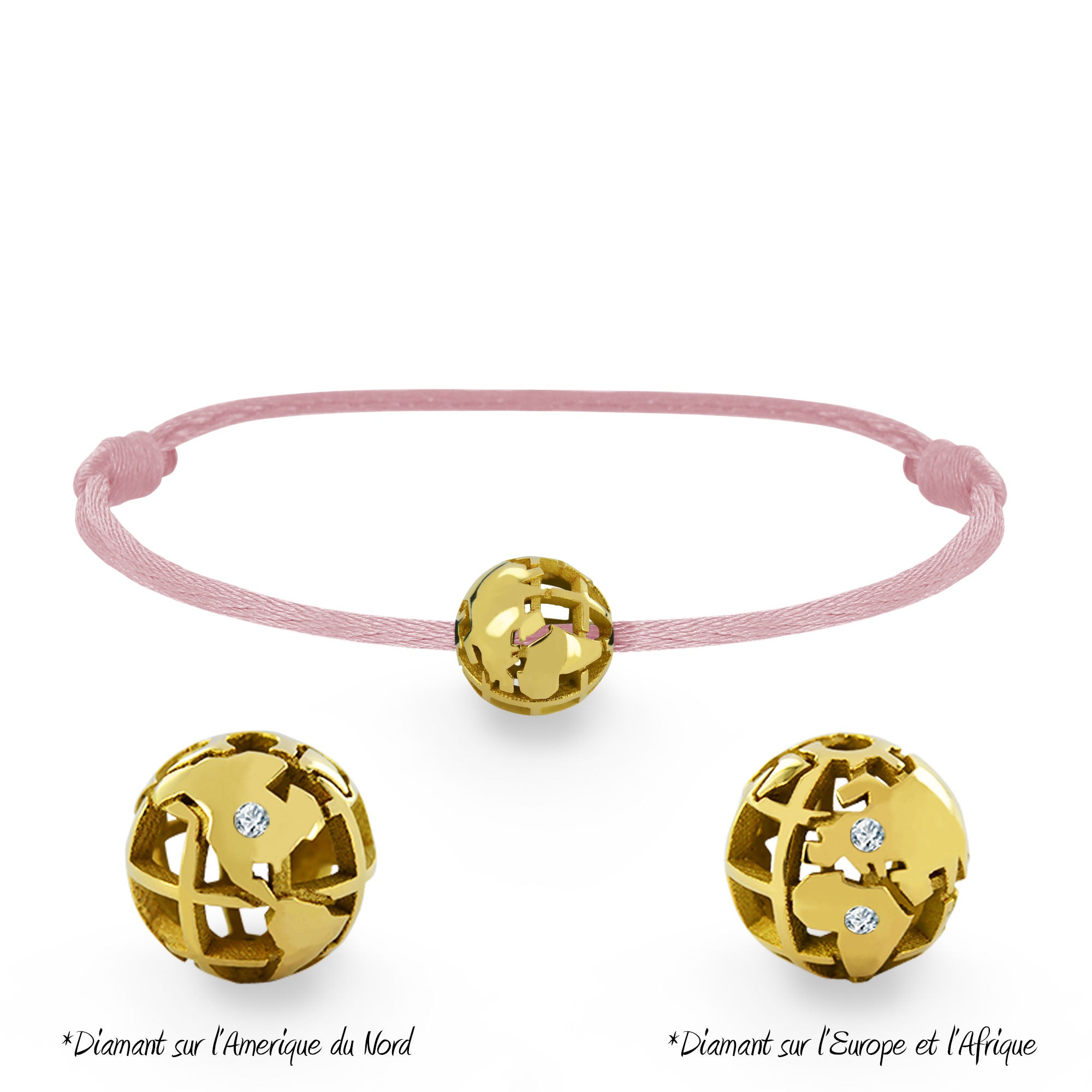 Bracelet Perle de voyage personnalisable