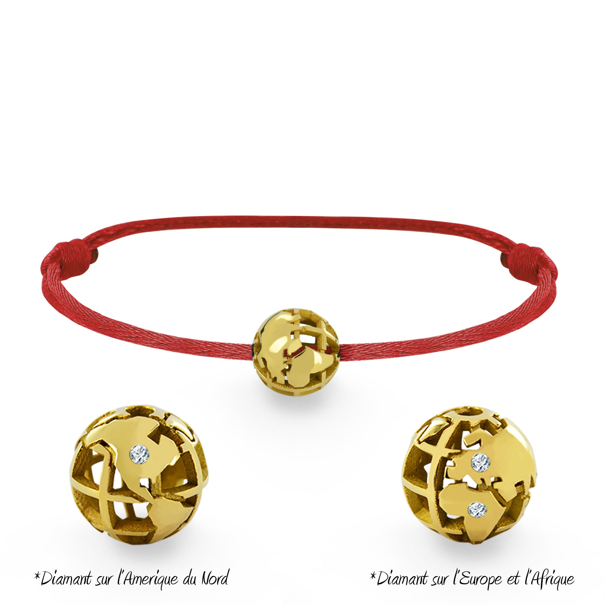 Bracelet Perle de voyage personnalisable