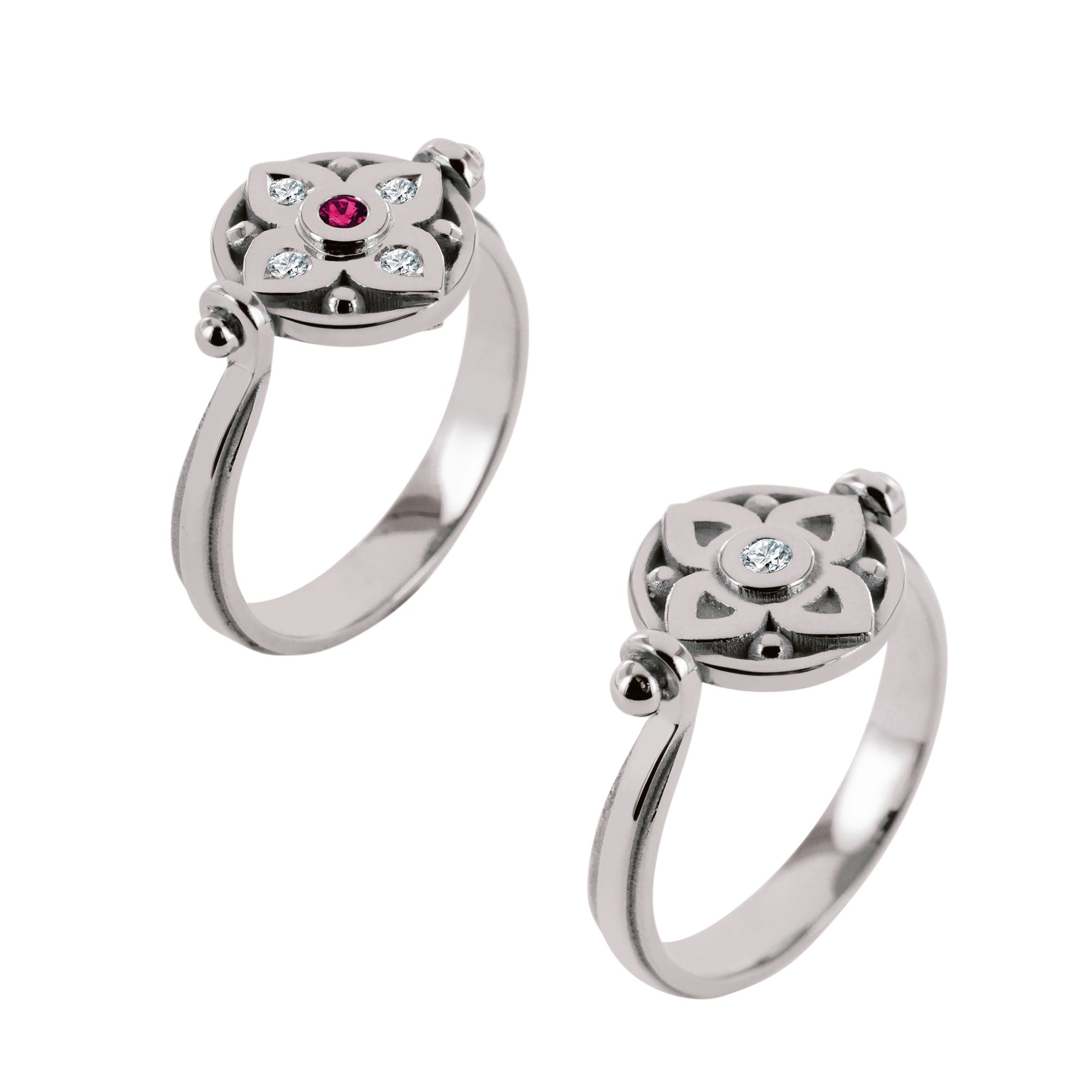 Vice-Versa ring in N°2 gold, customizable