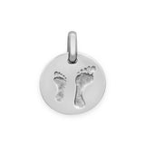 Médaille accompagnement pieds or grand modèle