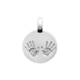 Gold handprint medal, small model