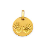 Médaille empreintes or grand modèle