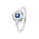 Esther ring 4 mm blue sapphire
