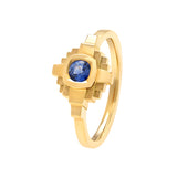 Esther ring 4 mm blue sapphire
