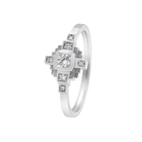 Bague Esther diamant 0,10 ct et diamants