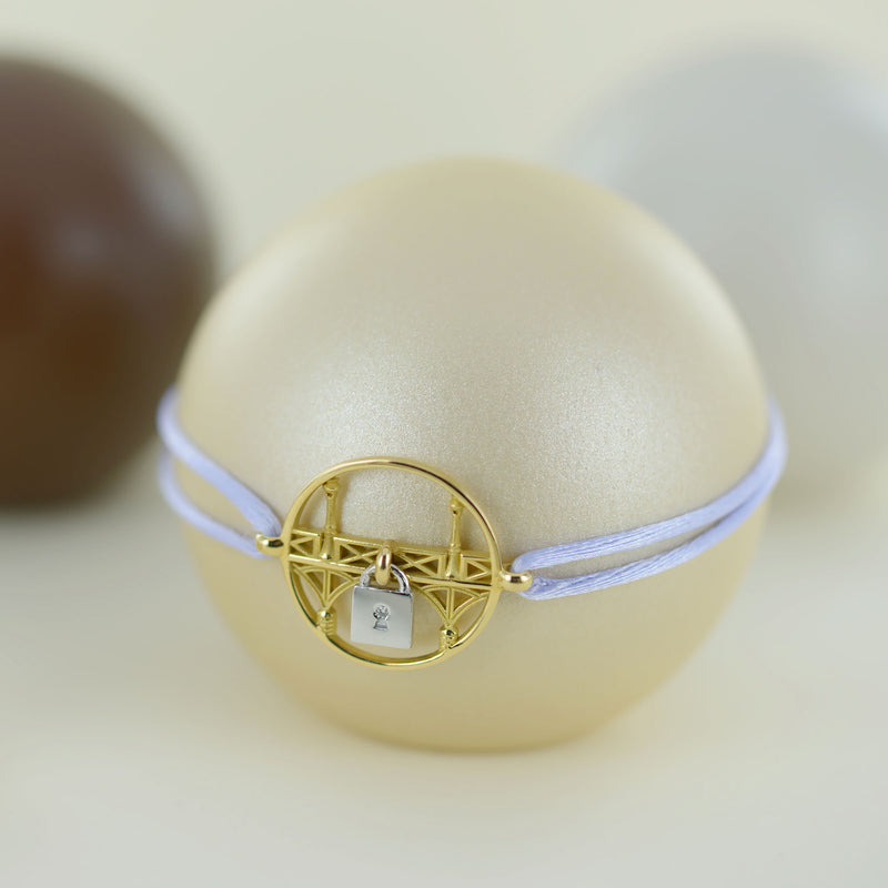 Bracelet Lock&Love pont en or jaune
