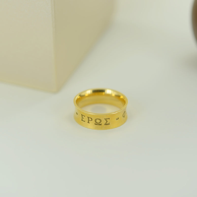 Bague 3 amours en or jaune