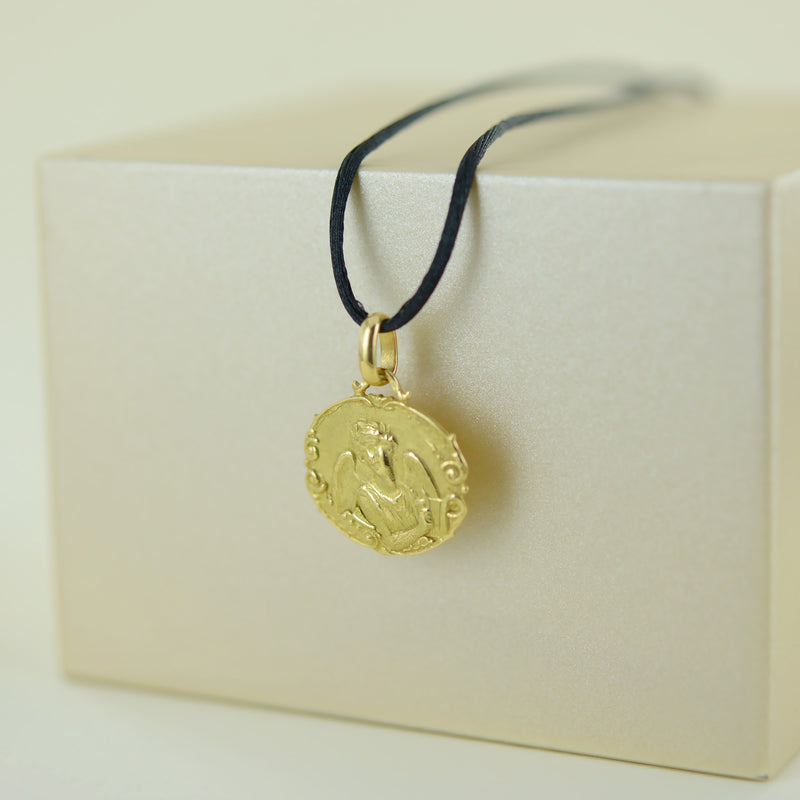 Médaille Ange Gabriel en or jaune