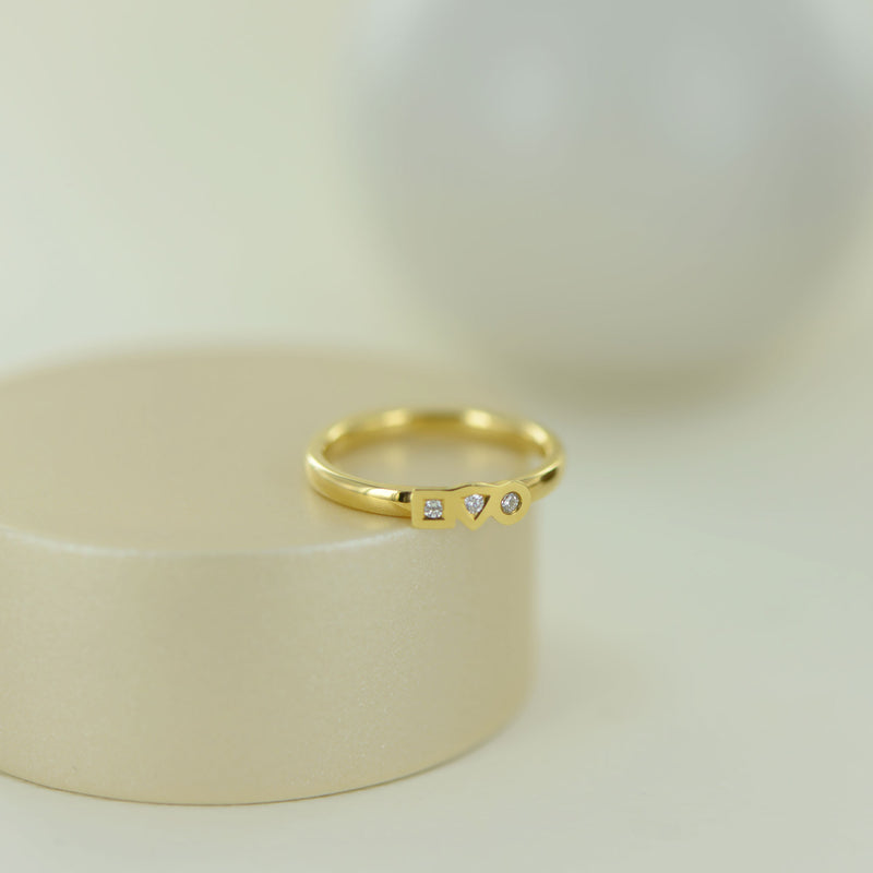 Bague pure Alchimie en or jaune