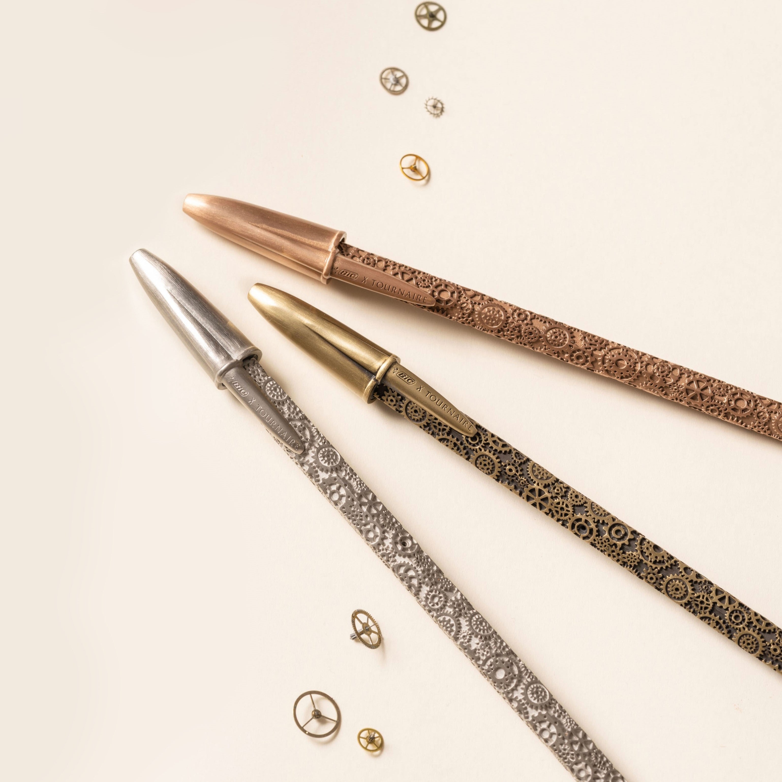 COFFRET DE COLLECTION EXCLUSIF BIC CRISTAL ENGRENAGES