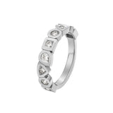 Alliance Alchimie small avec 9 diamants en or